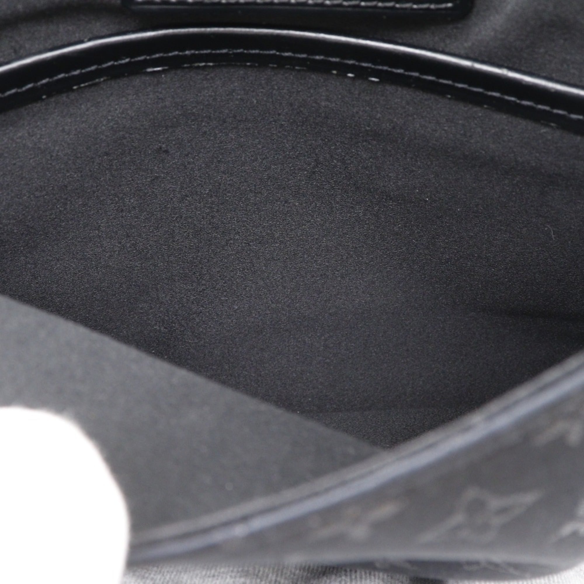 Louis Vuitton Black Monogram Satin Monogram Vernis Leather Shoulder Bag