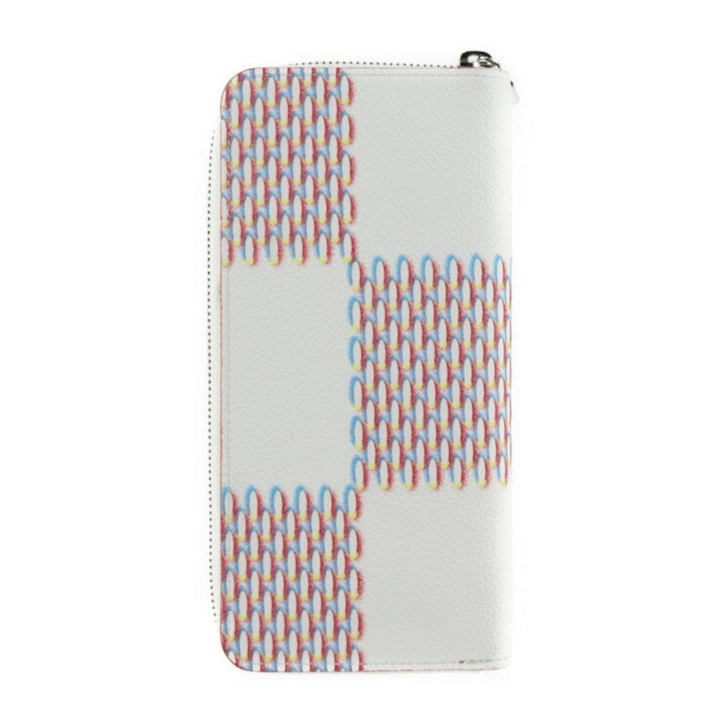 Louis Vuitton Blanc Multi-Color White Leather Wallet
