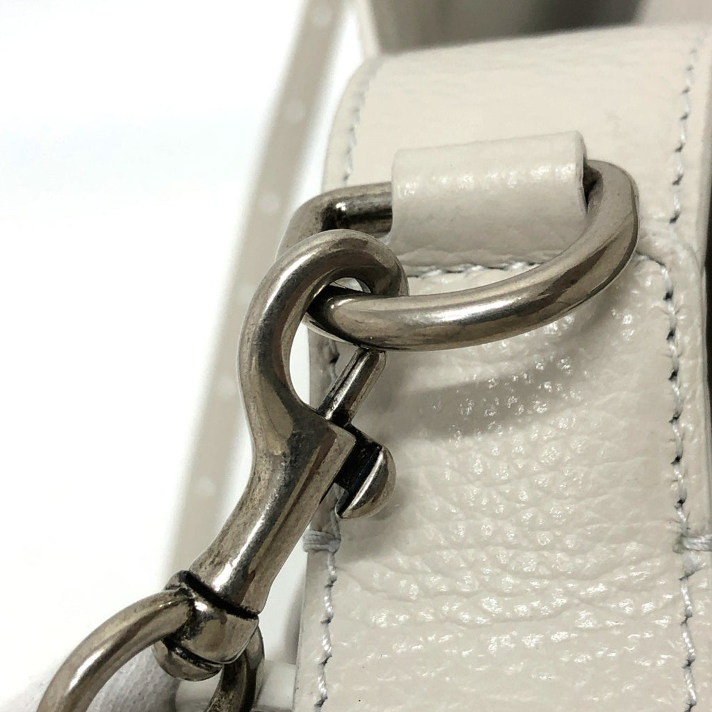 Balenciaga White Leather Shoulder
