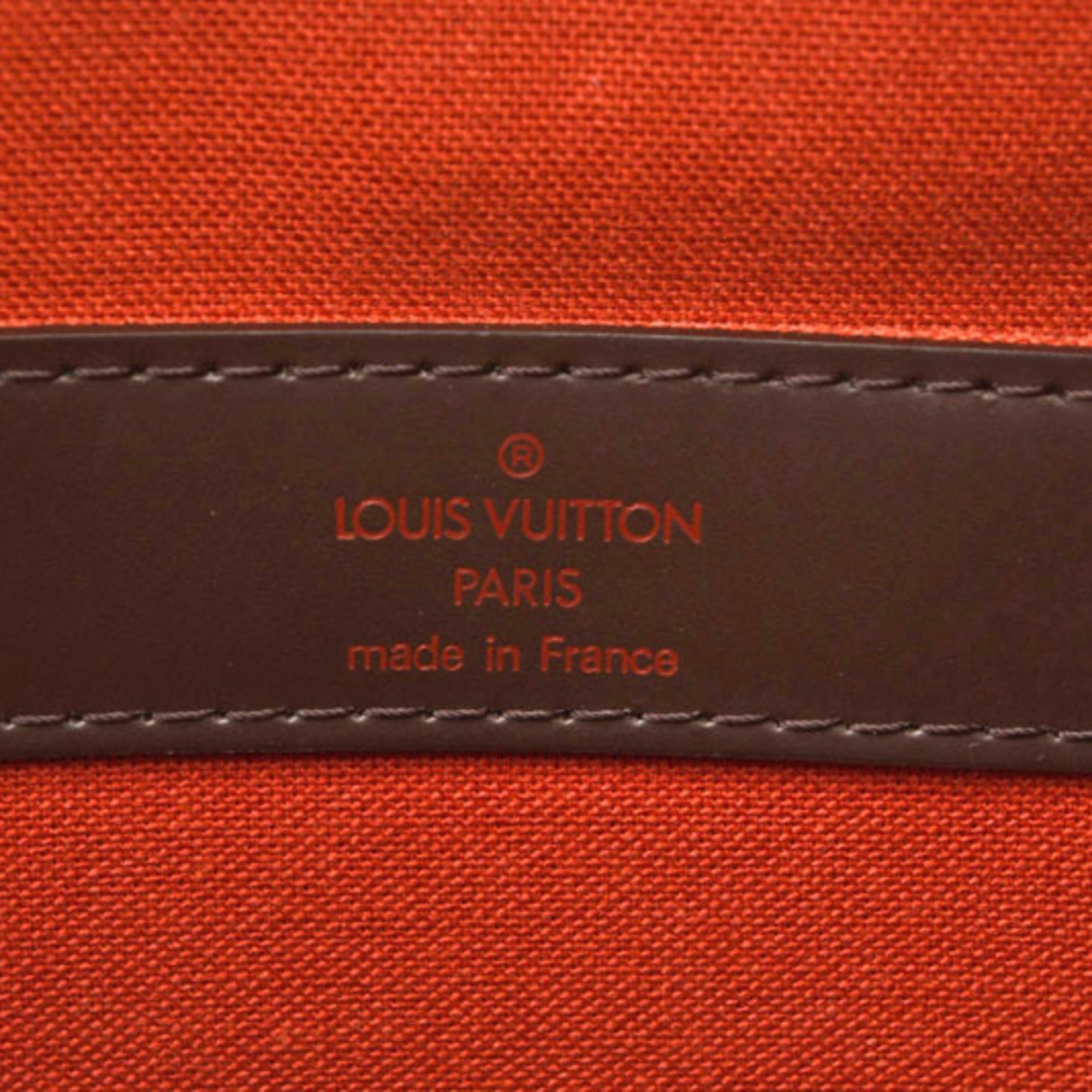 Louis Vuitton Damier Brown Damier Canvas Coated Canvas Shoulder Bag