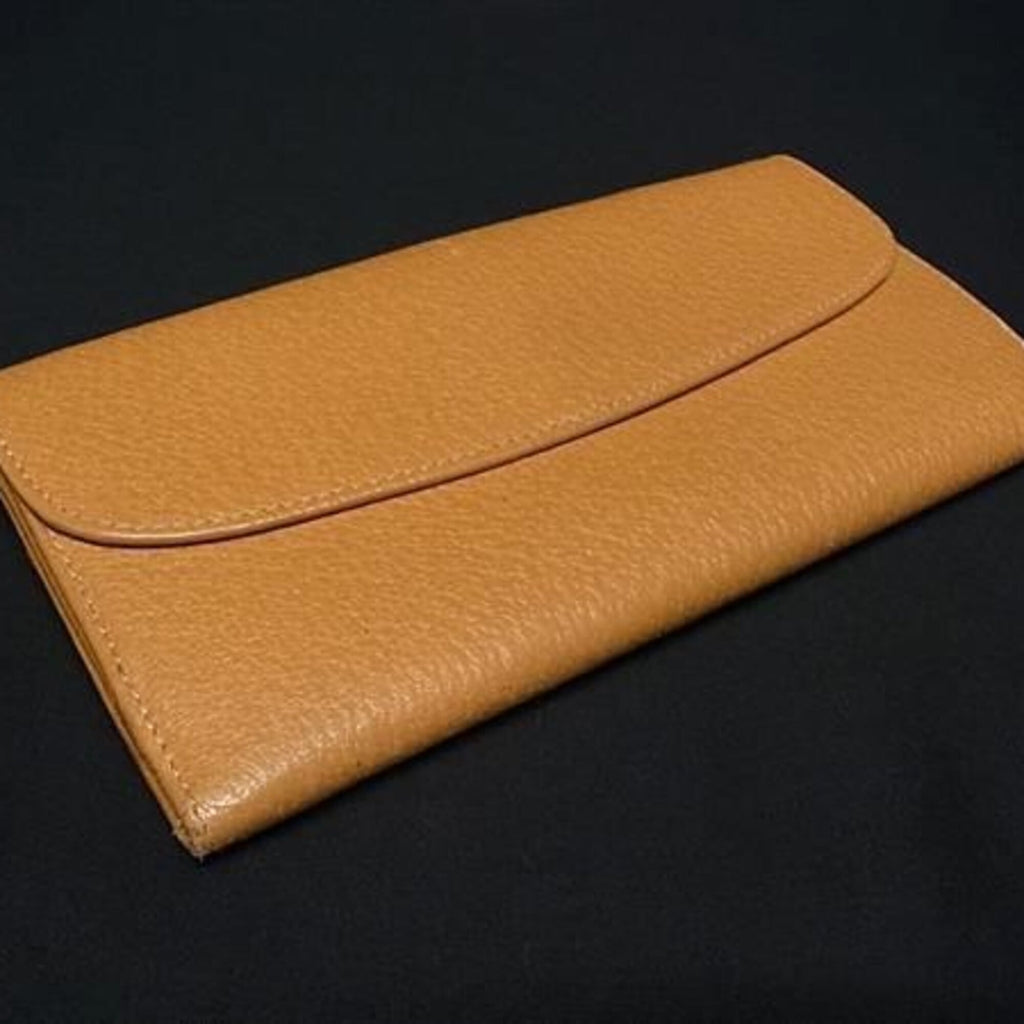 Gucci Gold Brown Leather Wallet (Bi-Fold) (Pre-Owned)