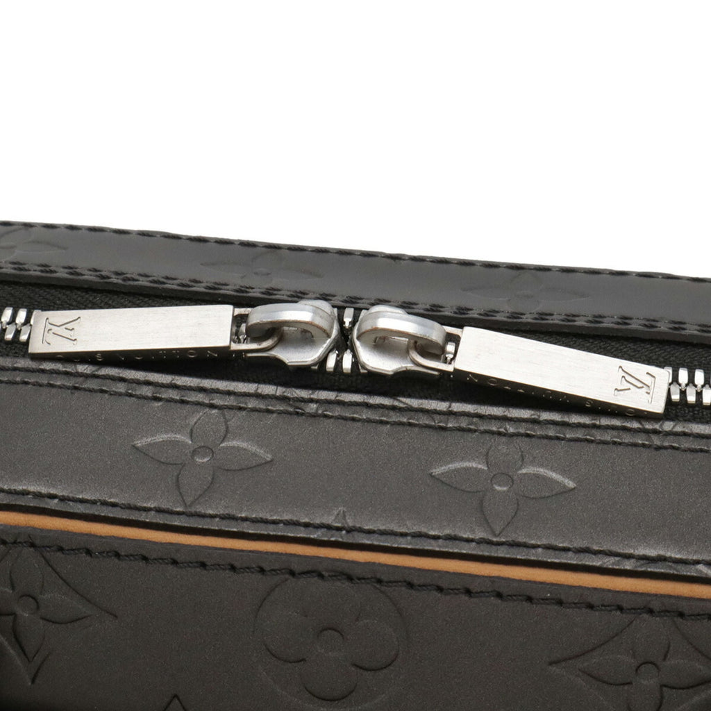 Louis Vuitton Black Monogram Mat Handbag