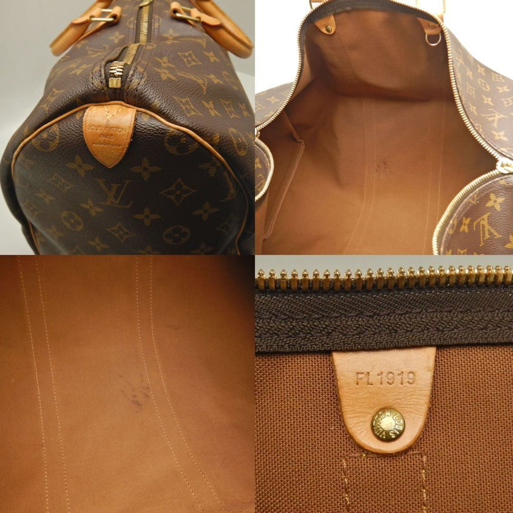 Louis Vuitton Monogram Brown Pvc Boston Bag