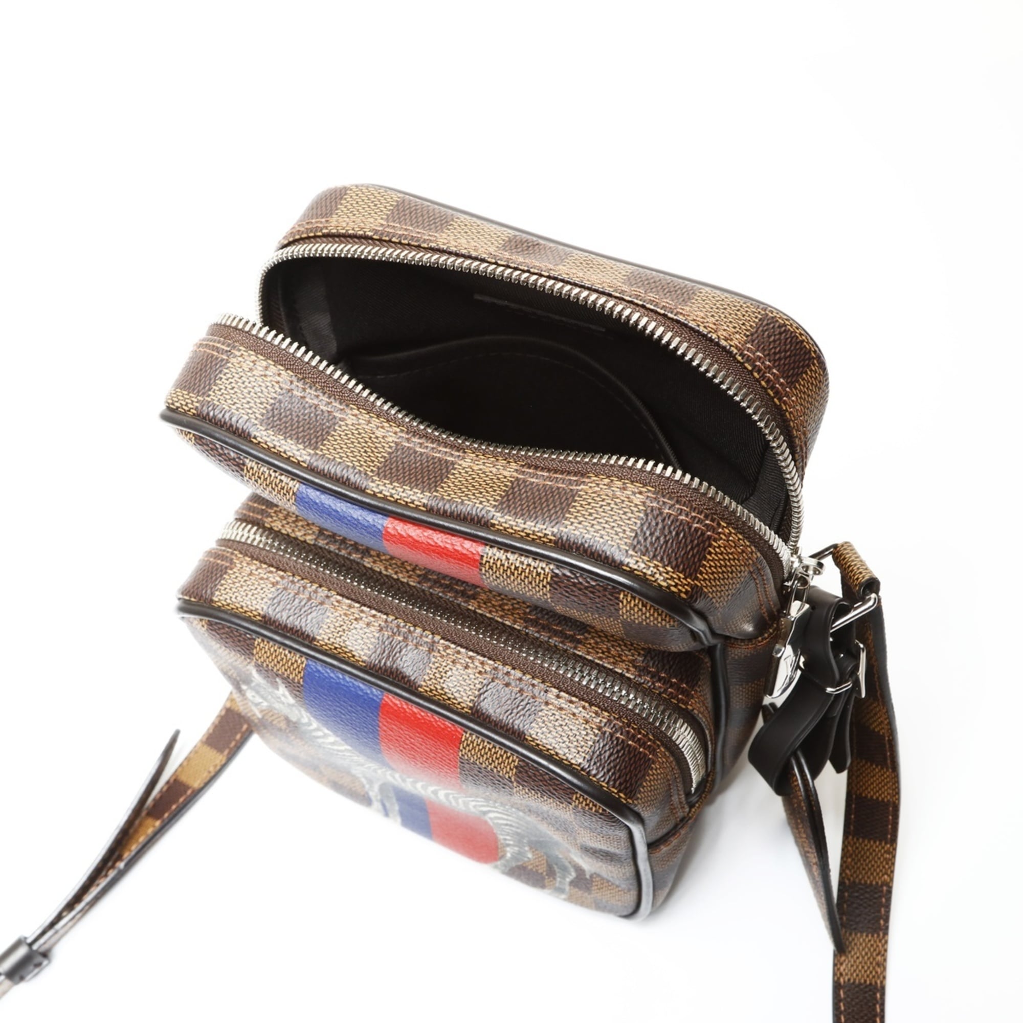 Louis Vuitton Brown Clear Damier Canvas Shoulder Bag