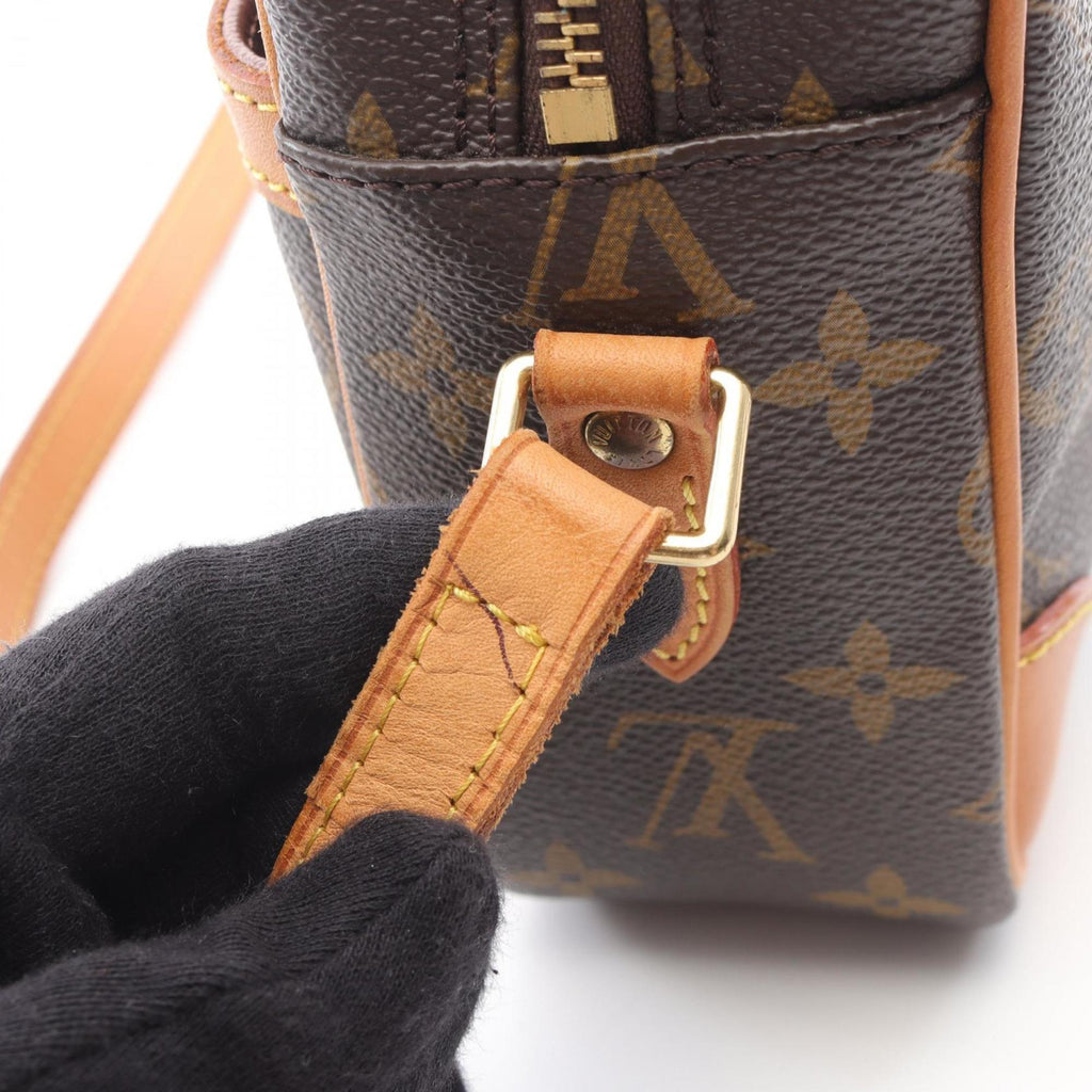 Louis Vuitton Brown Coated Canvas Pvc Leather Shoulder Bag