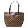 Louis Vuitton Damier Ebene Damier Canvas Tote Bag