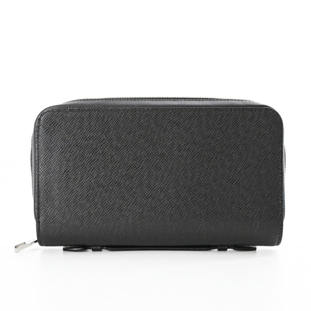 Louis Vuitton Black Monogram Eclipse Taiga Leather Long Wallet