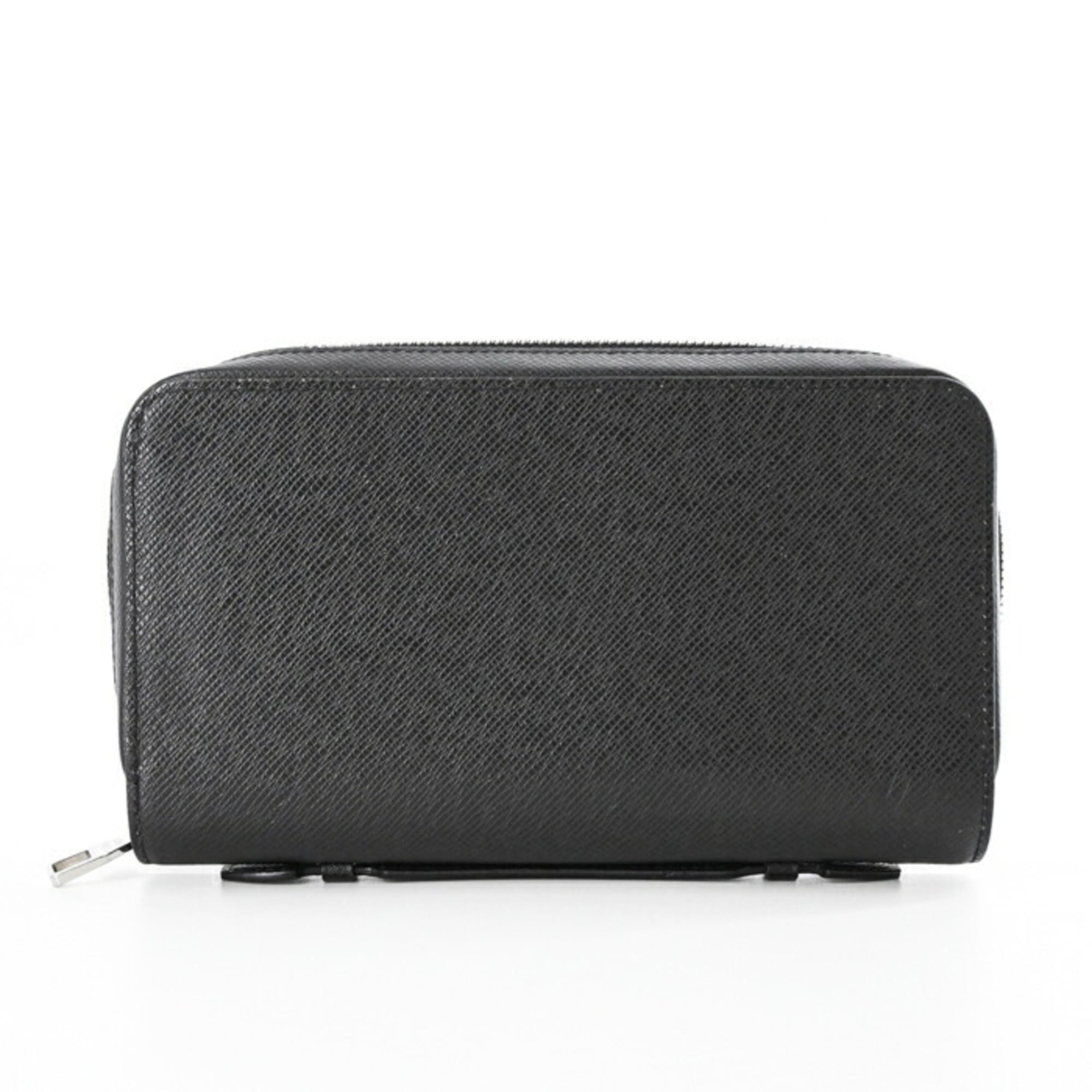 Louis Vuitton Black Monogram Eclipse Taiga Leather Long Wallet