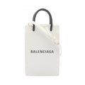 Balenciaga Black White Leather Shoulder