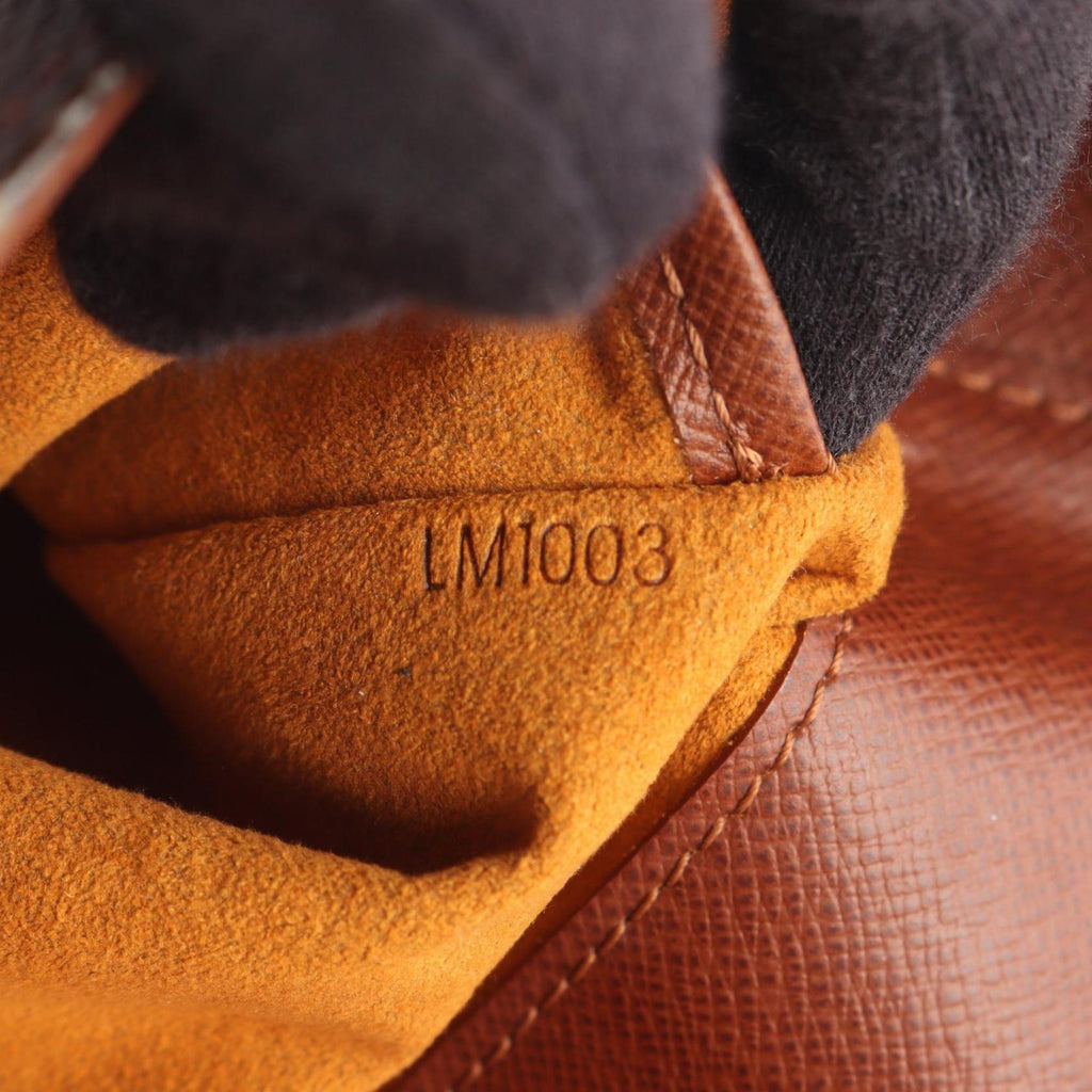 Louis Vuitton Brown Coated Canvas Pvc Monogram Leather Shoulder Bag