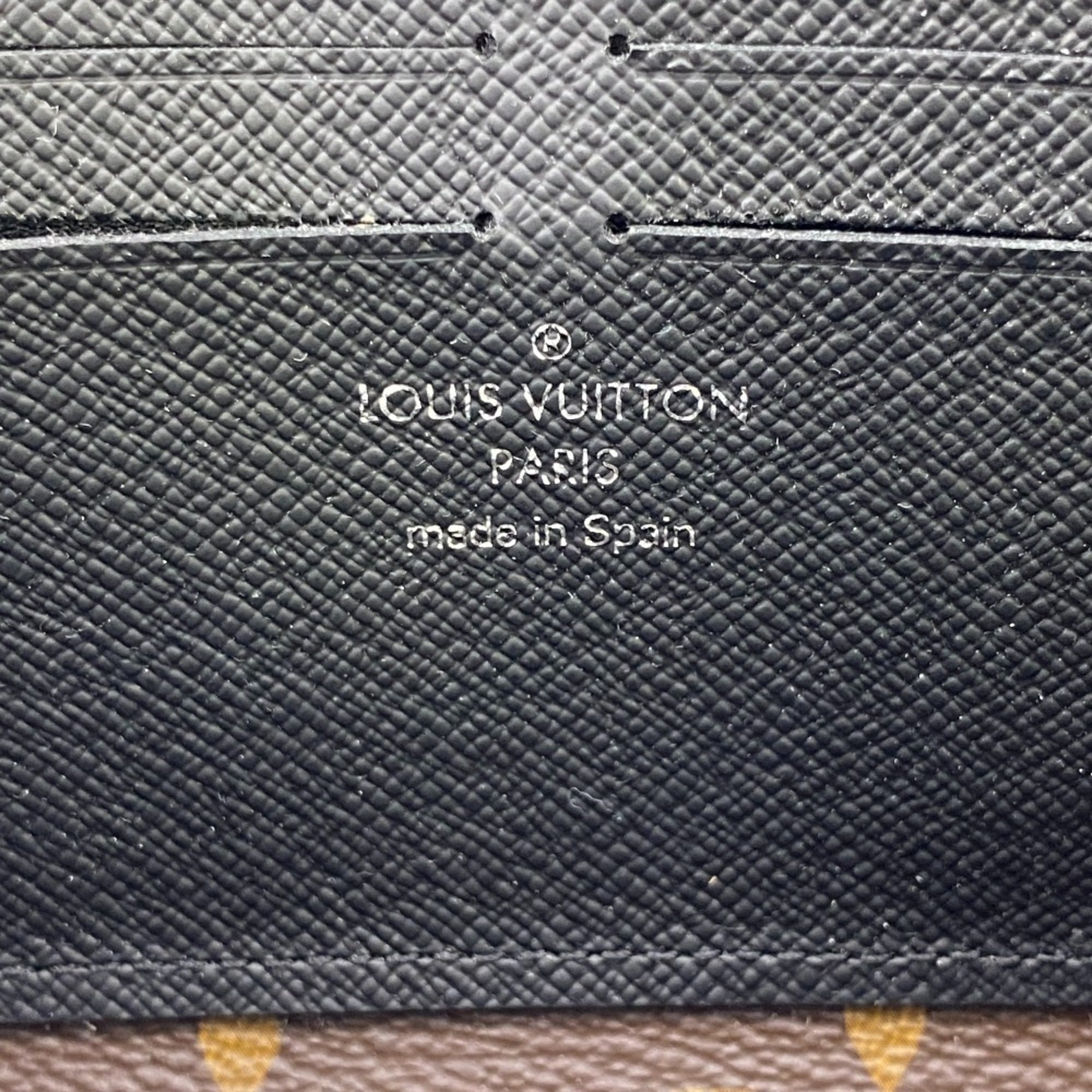 Louis Vuitton Brown Monogram Leather Long Wallet
