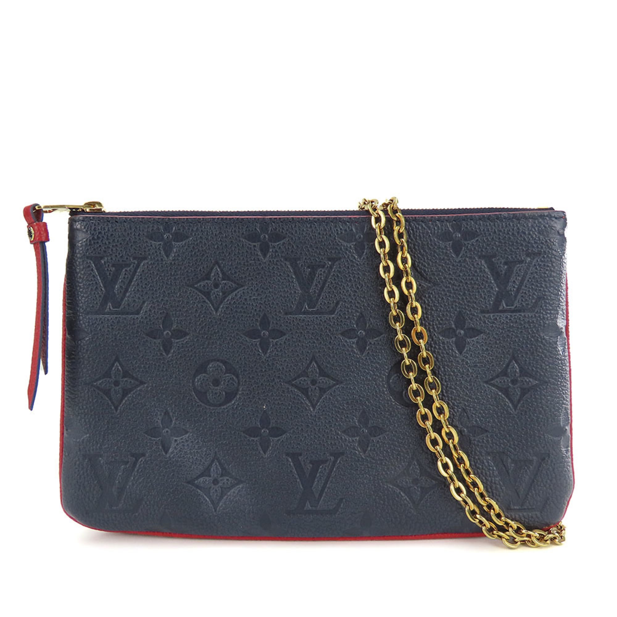 Louis Vuitton Marine Rouge Monogram Empreinte Pochette Shoulder Bag