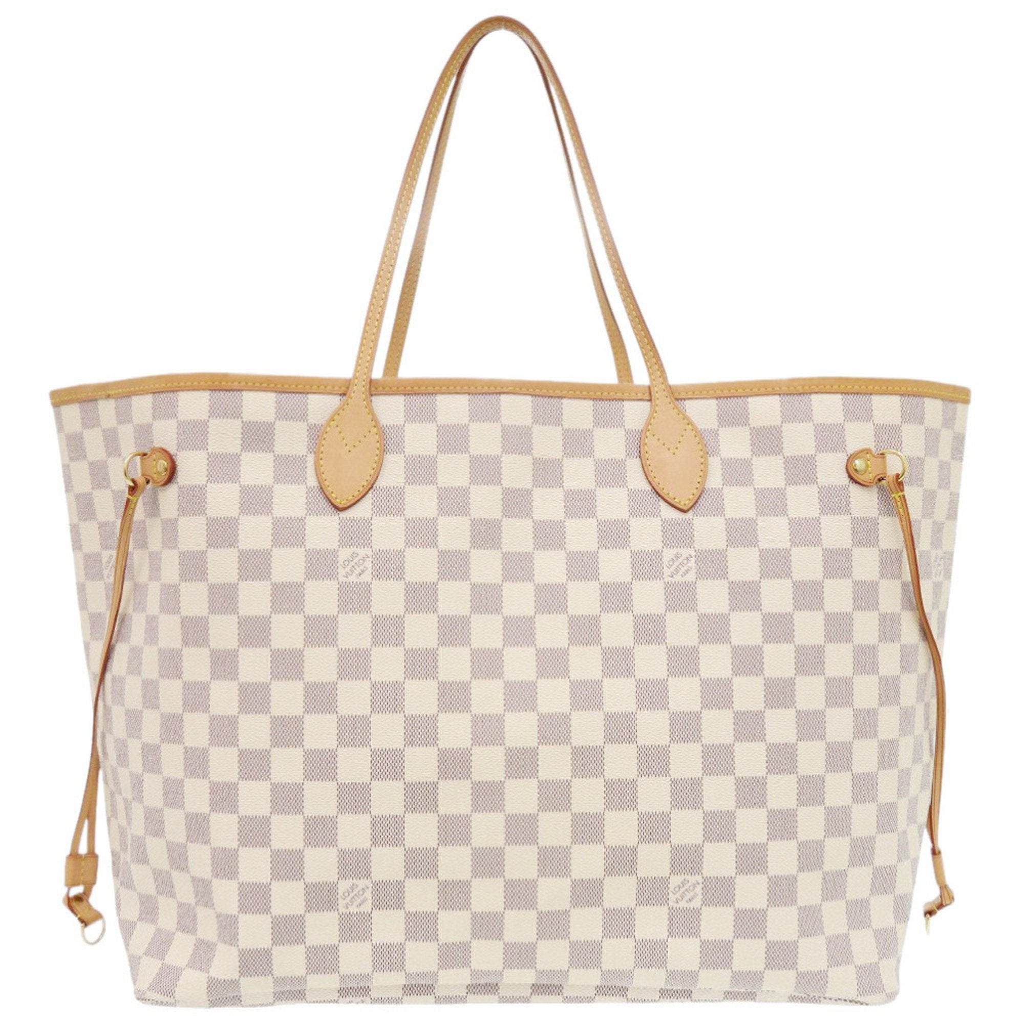Louis Vuitton White Damier Azur Tote Bag