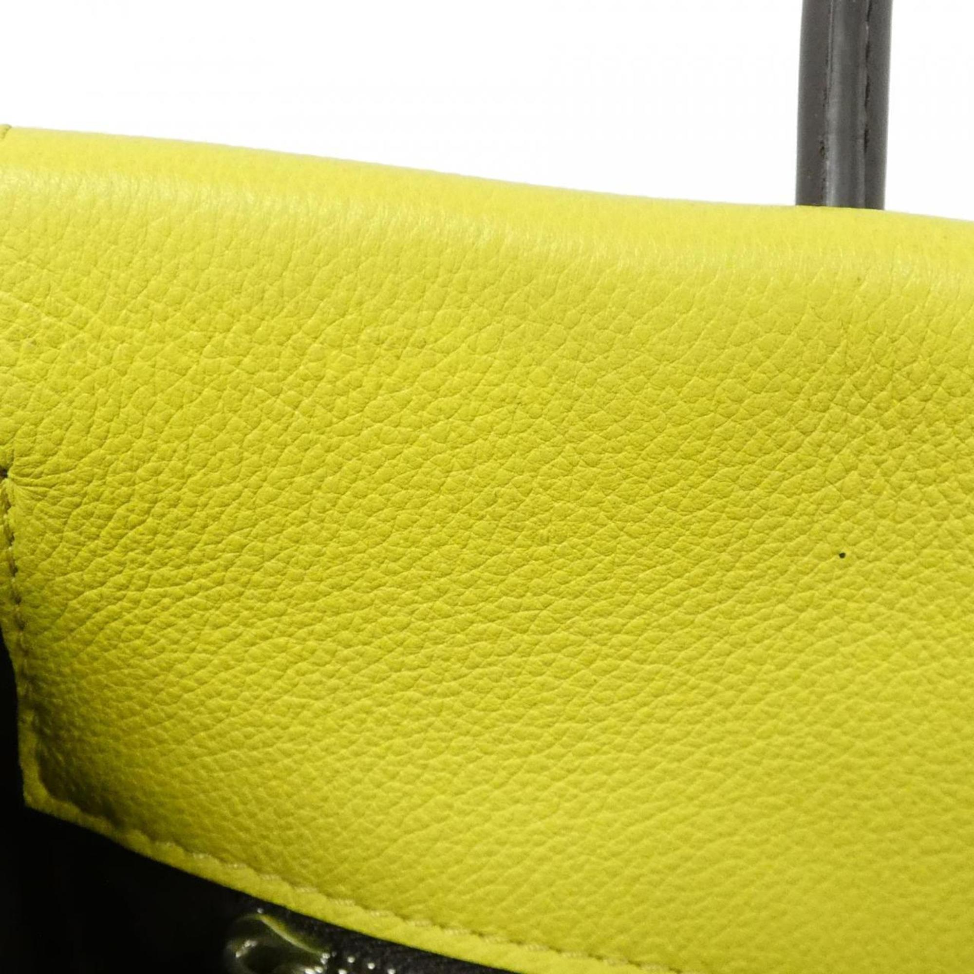 Louis Vuitton Citron Yellow Cuir Ombre Leather Leather Handbag