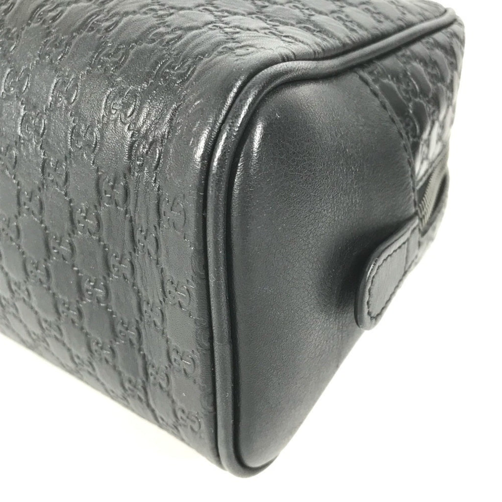 Gucci Guccissima Black Gg Leather Clutch Bag (Pre-Owned)