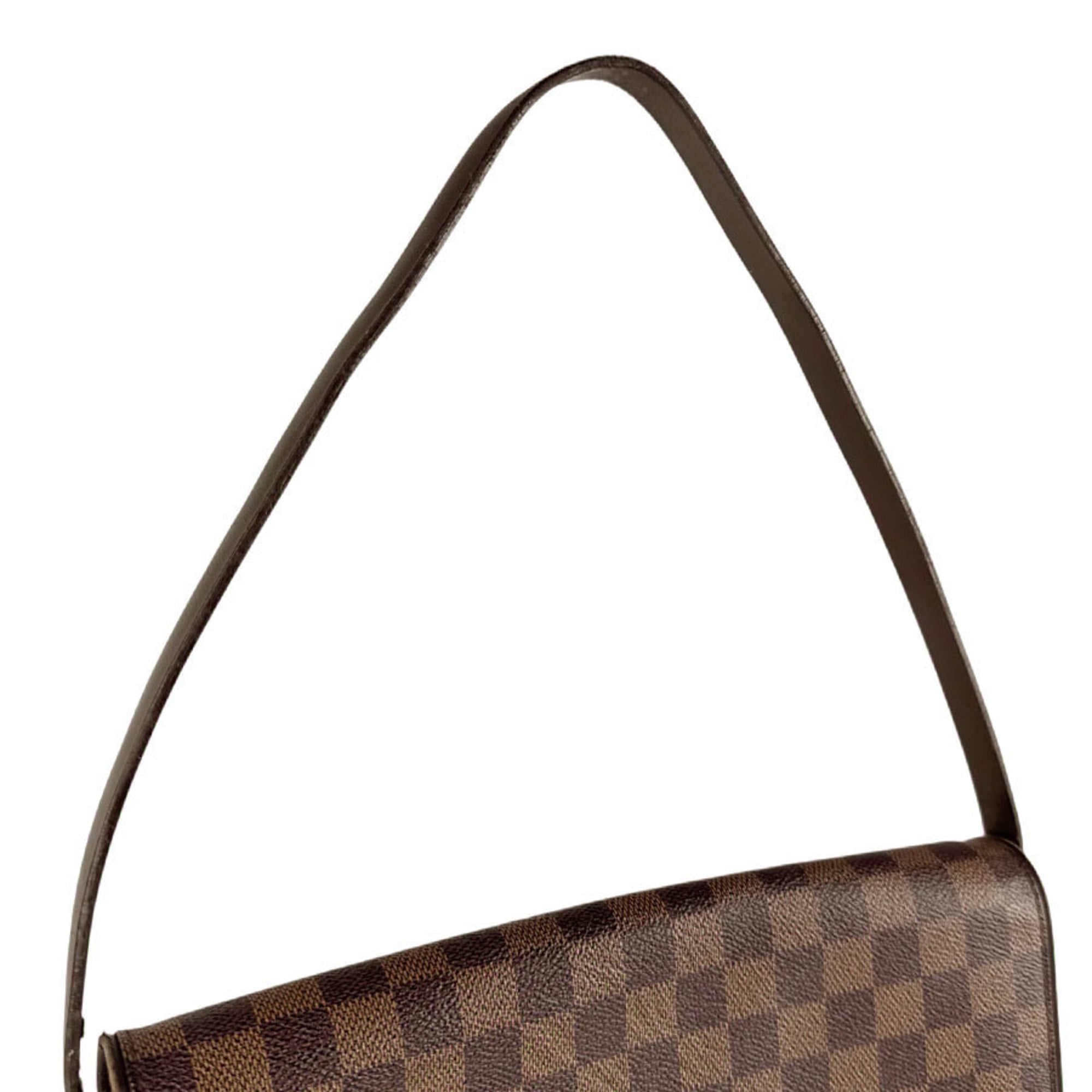Louis Vuitton Damier Canvas Ebene Damier Canvas Shoulder Bag