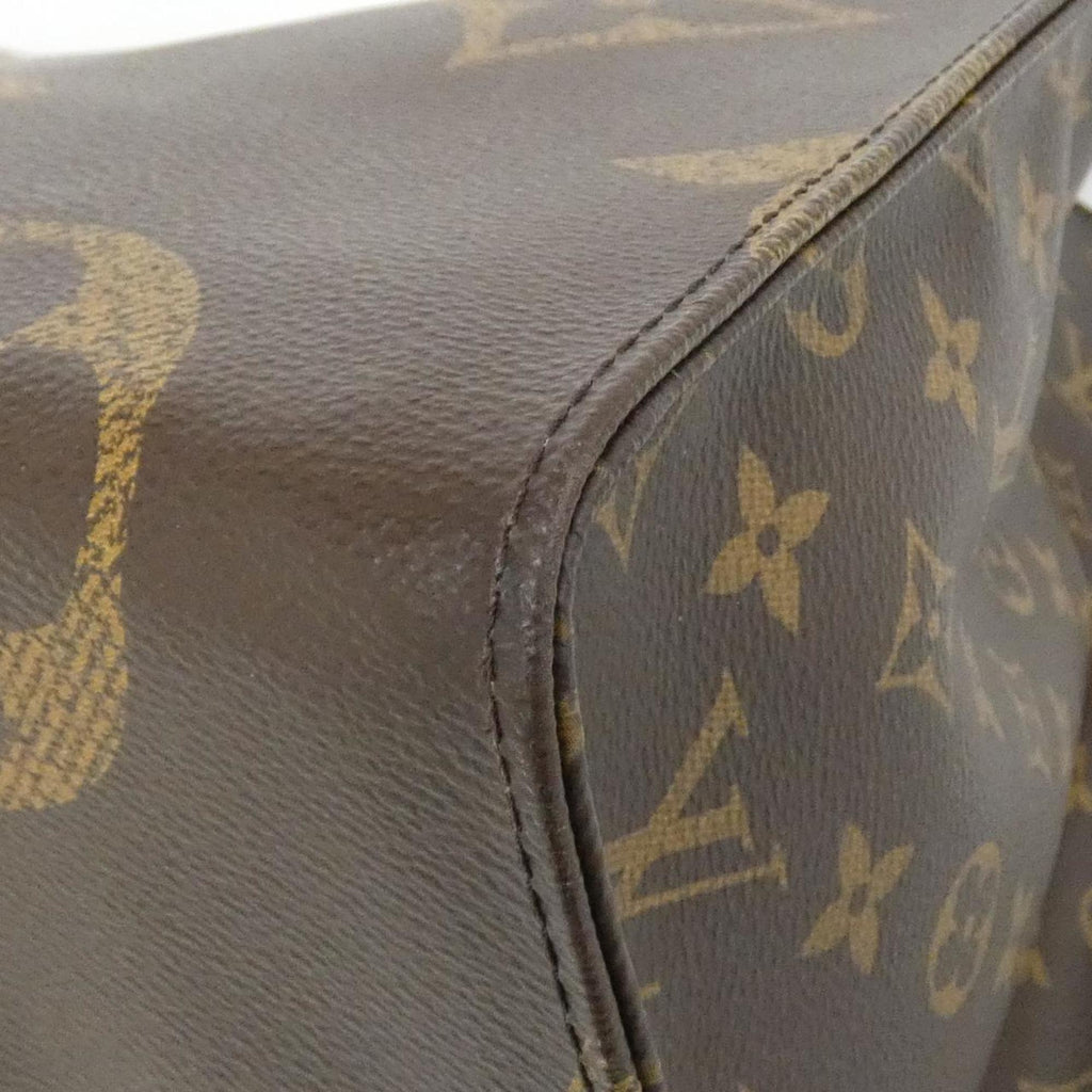 Louis Vuitton Marron Coated Canvas Handbag
