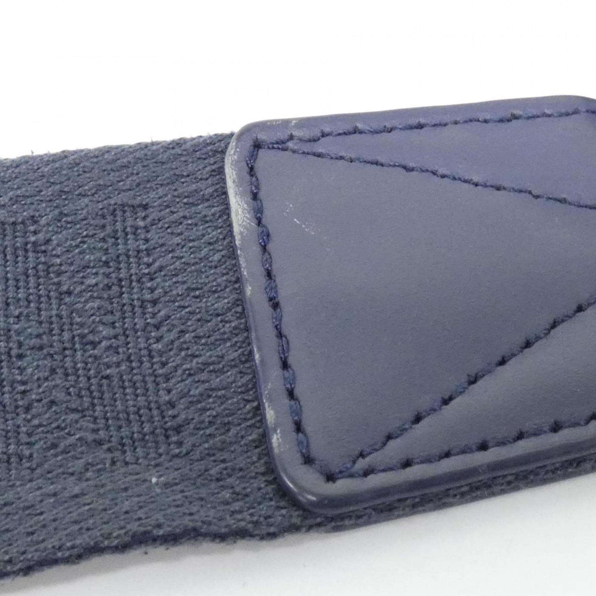Louis Vuitton Blue Leather Shoulder Bag