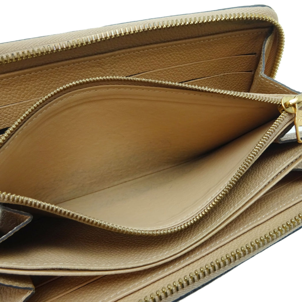 Louis Vuitton Beige Monogram Empreinte Long Wallet