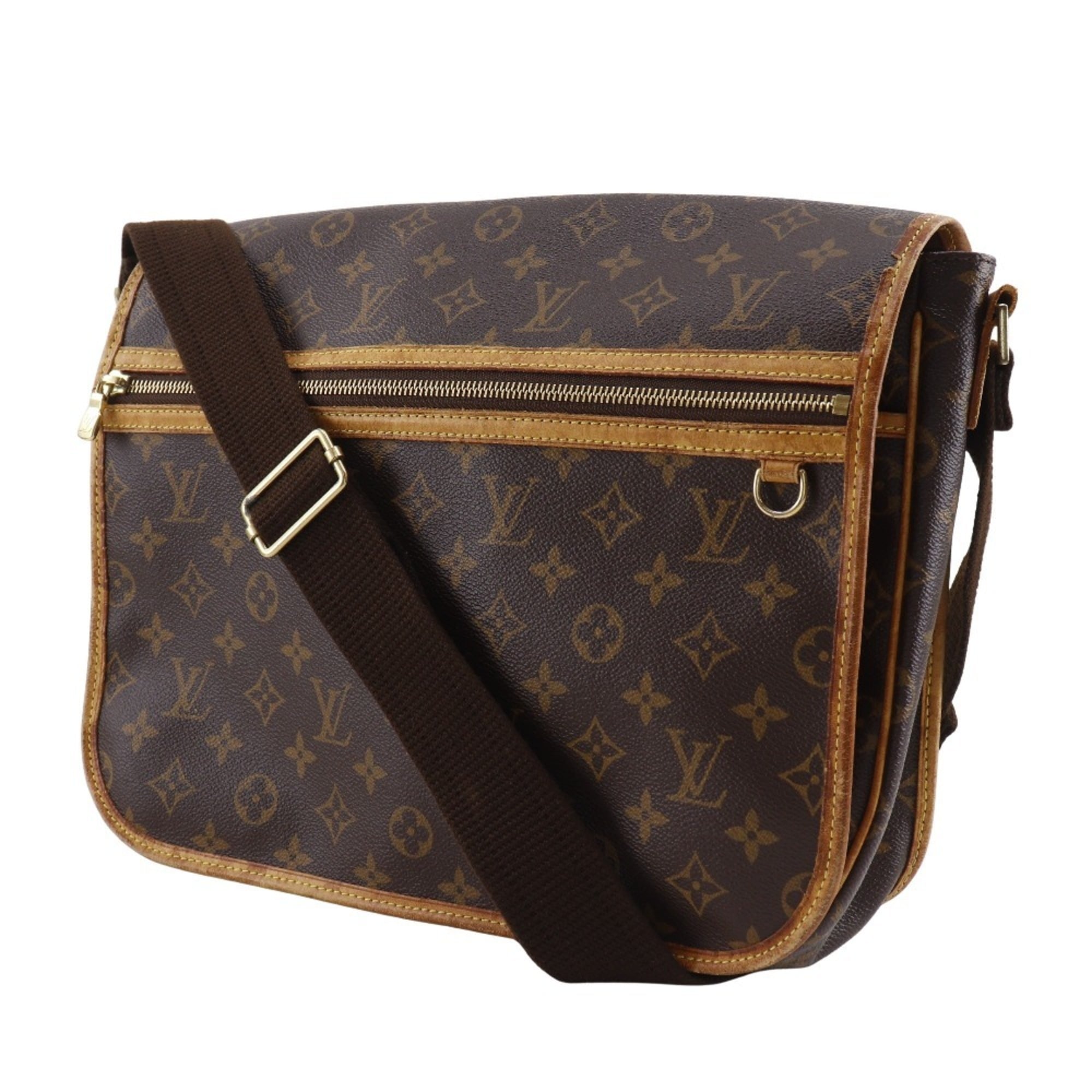 Louis Vuitton Brown Monogram Messenger Bag Shoulder Bag