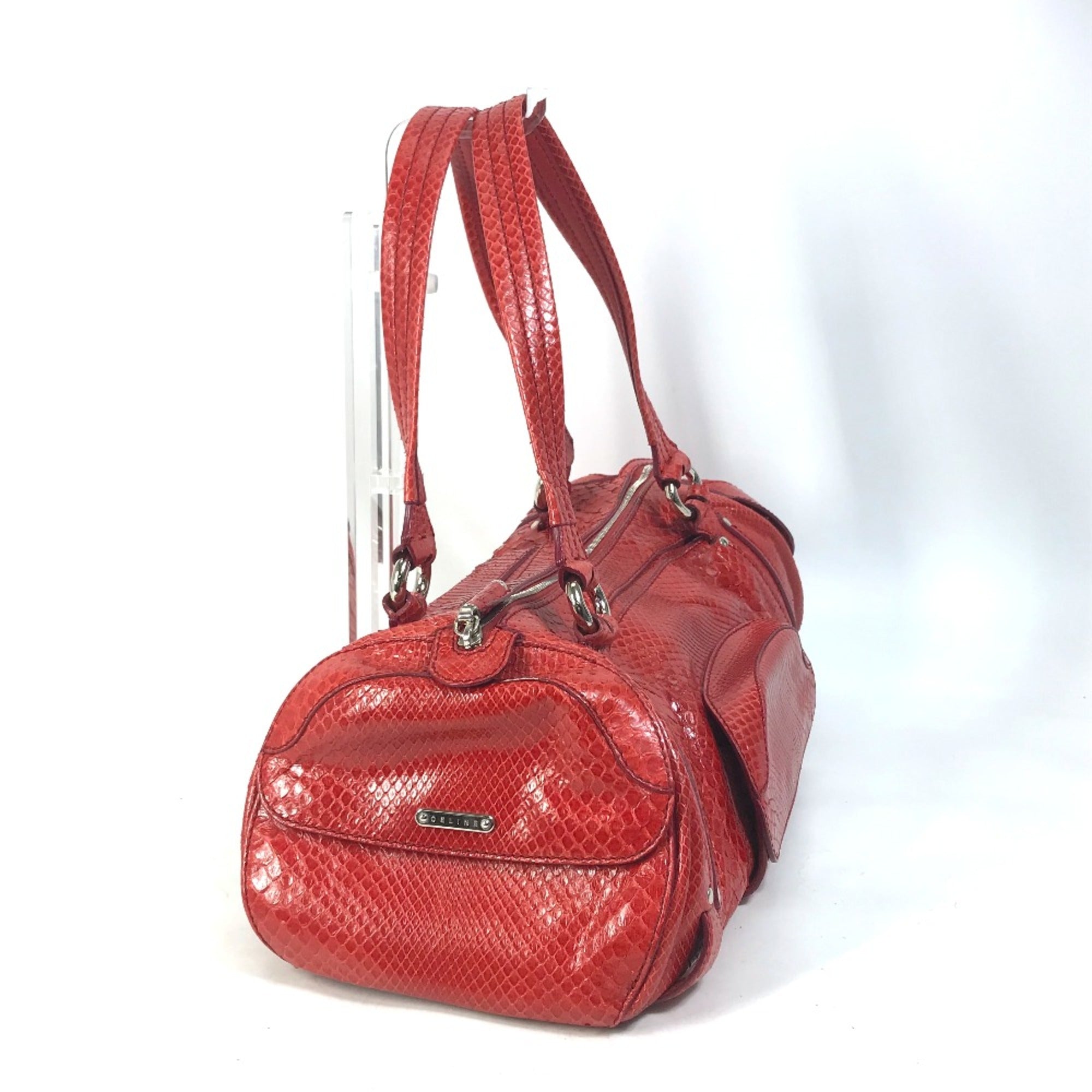 Celine Red Other Boston Bag
