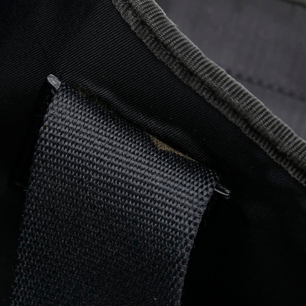 Burberry Beige Black Nylon Canvas Shoulder Bag Tote Bag
