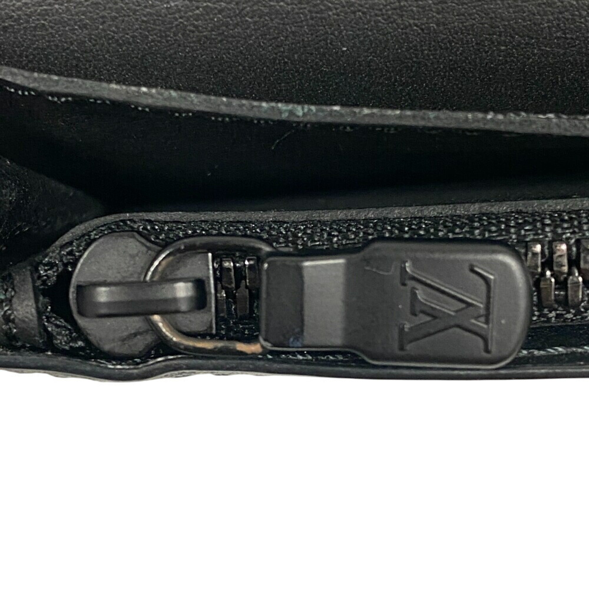 Louis Vuitton Black Monogram Shadow Long Wallet