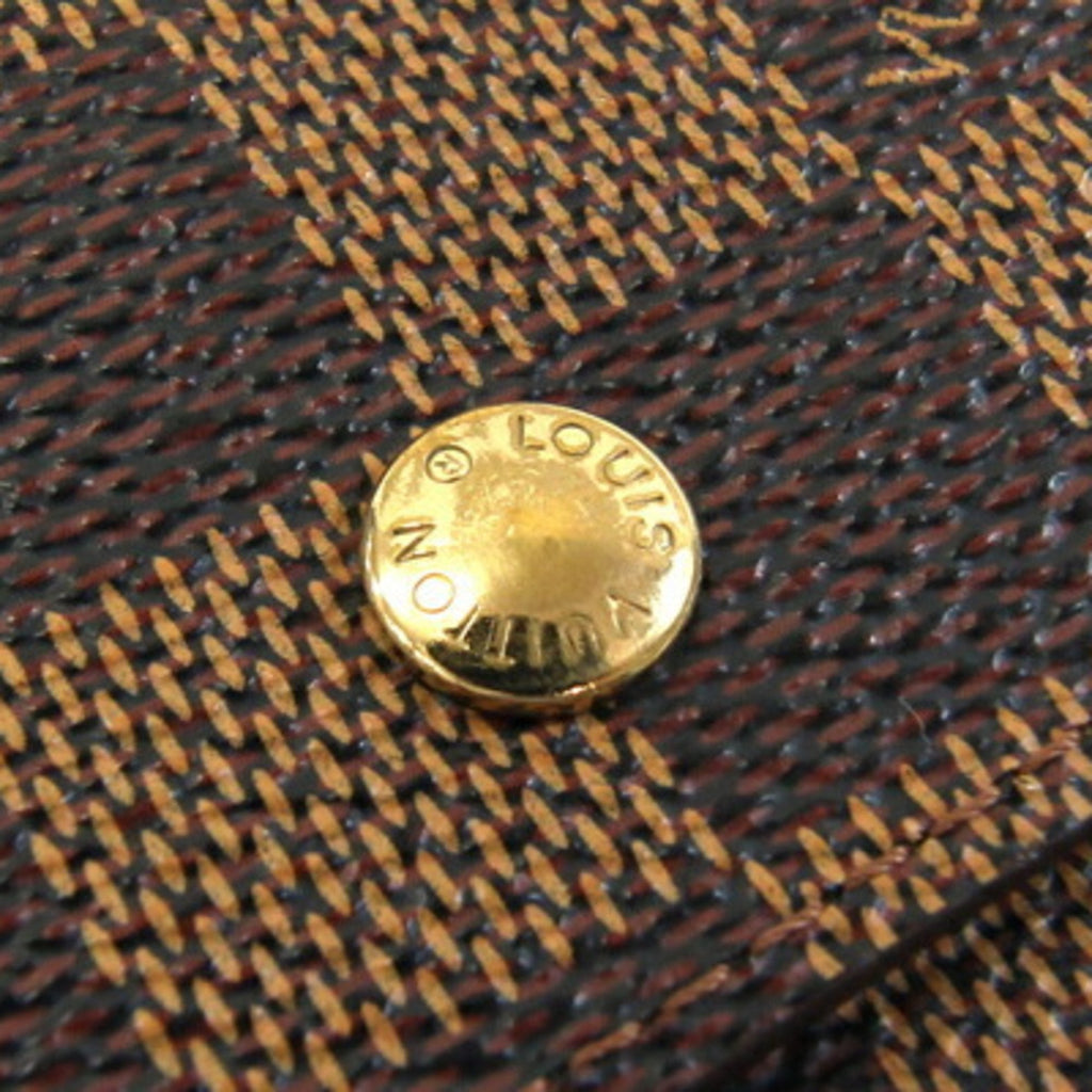Louis Vuitton Brown Damier Canvas Wallet (Tri-Fold)