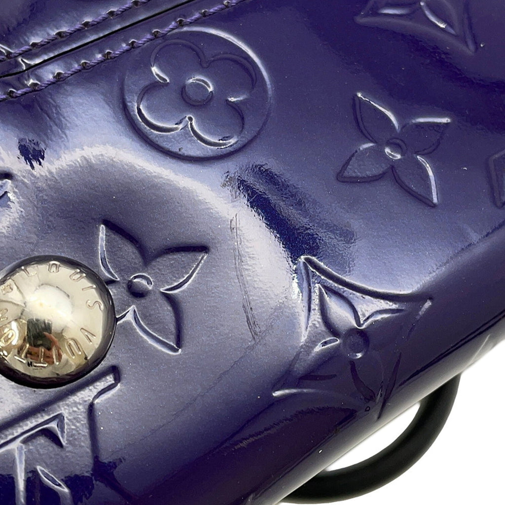 Louis Vuitton Monogram Noir Purple Monogram Vernis Handbag Shoulder Bag