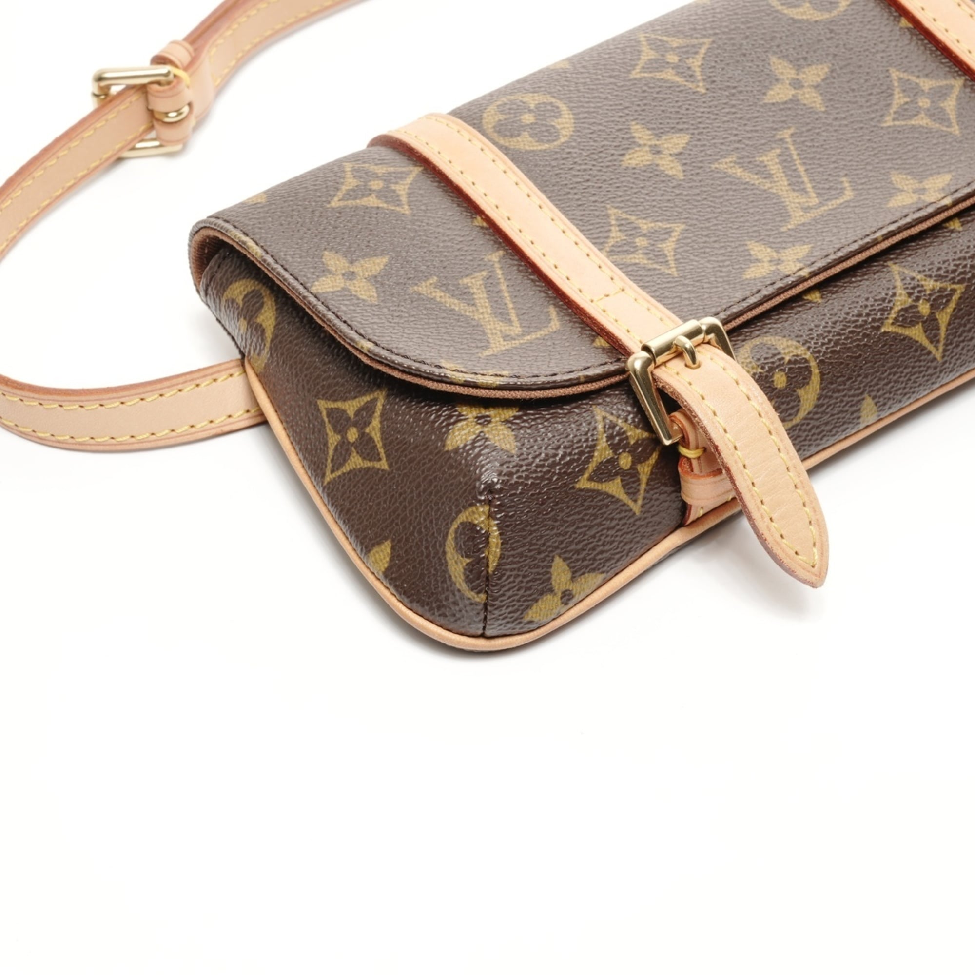 Louis Vuitton Monogram Brown Monogram Pochette Shoulder Bag