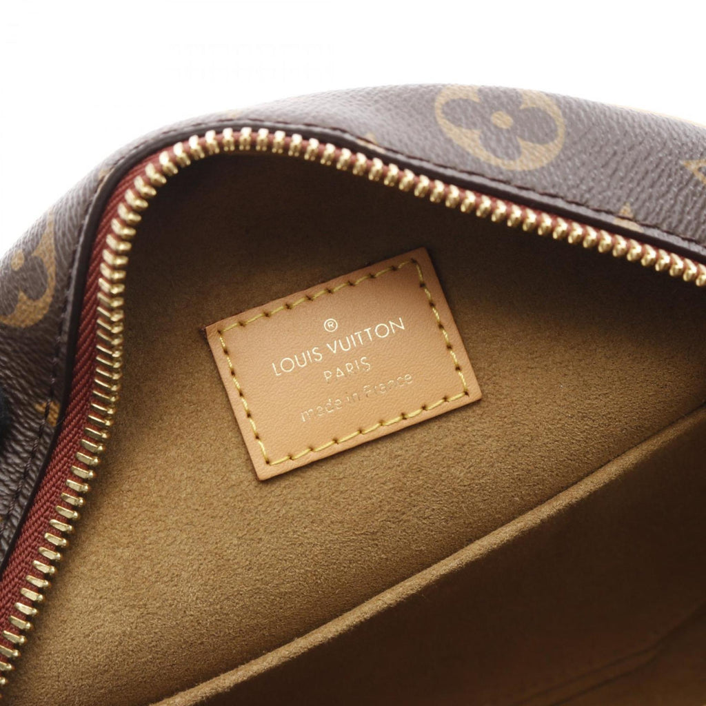Louis Vuitton Brown Monogram Pvc Coated Canvas Leather Shoulder Bag