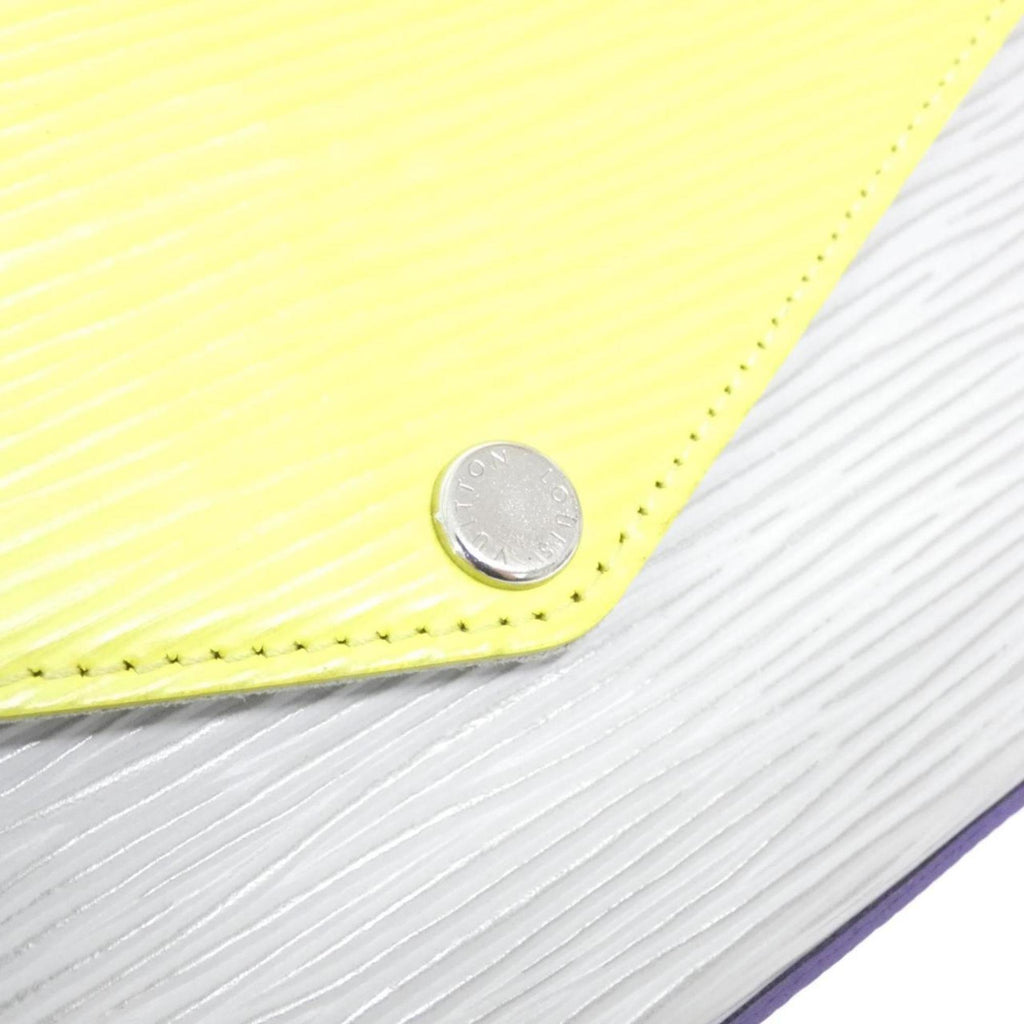 Louis Vuitton Yellow Leather Pochette Shoulder Bag