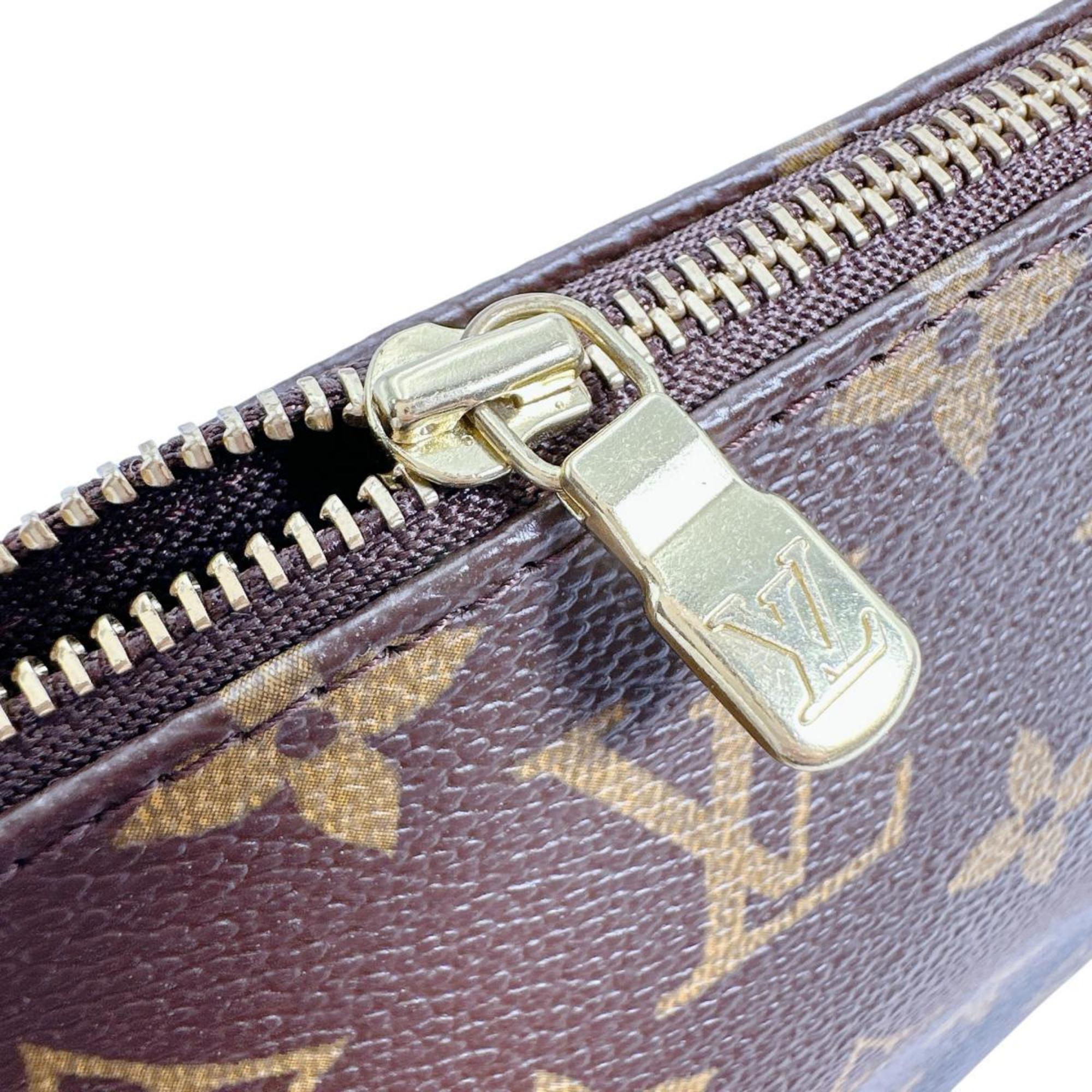 Louis Vuitton Brown Monogram Canvas Pouch