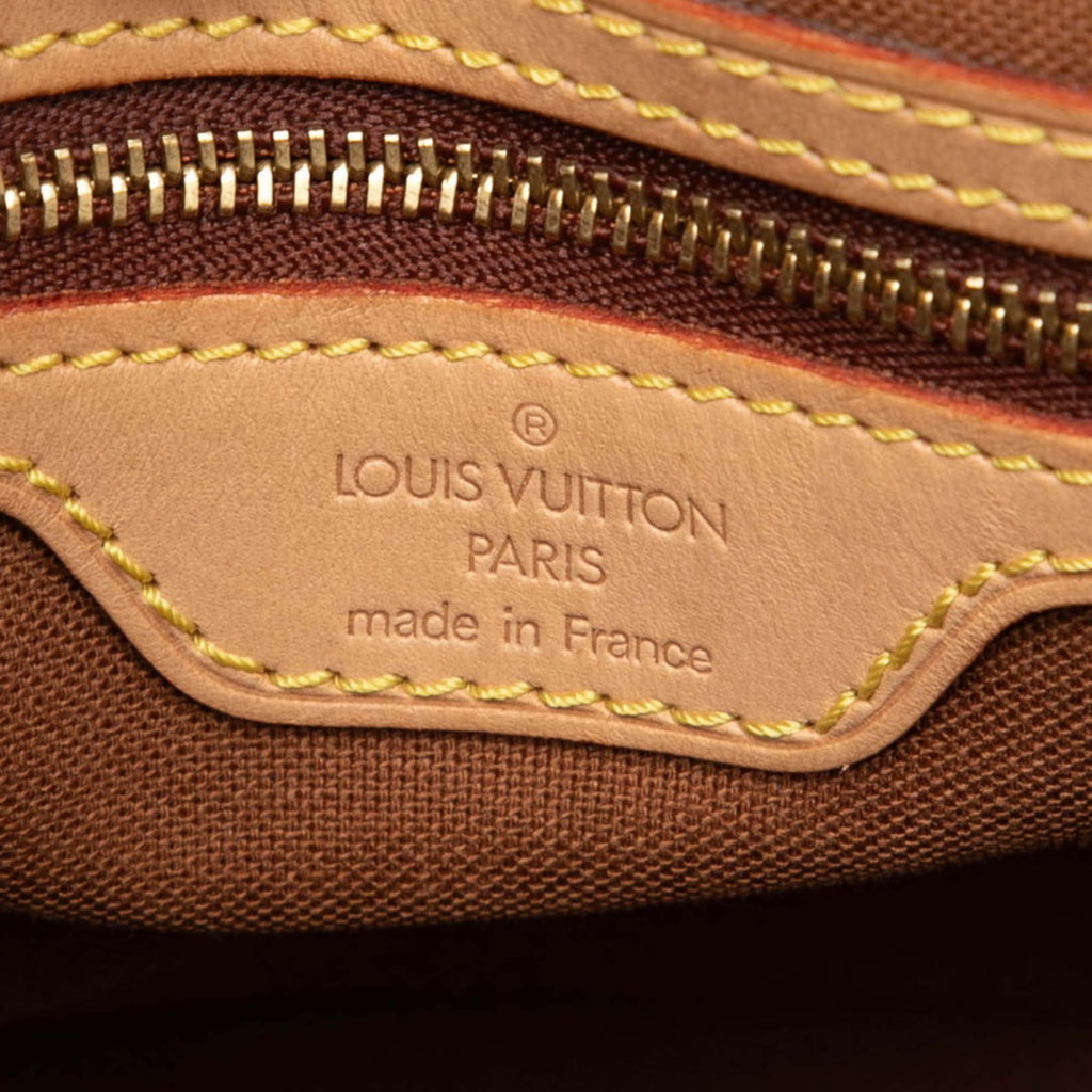 Louis Vuitton Brown Pvc Leather Handbag Shoulder Bag