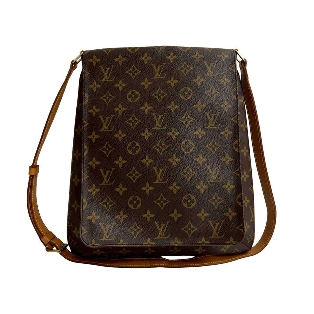 Louis Vuitton Brown Leather Pvc Pochette Shoulder Bag