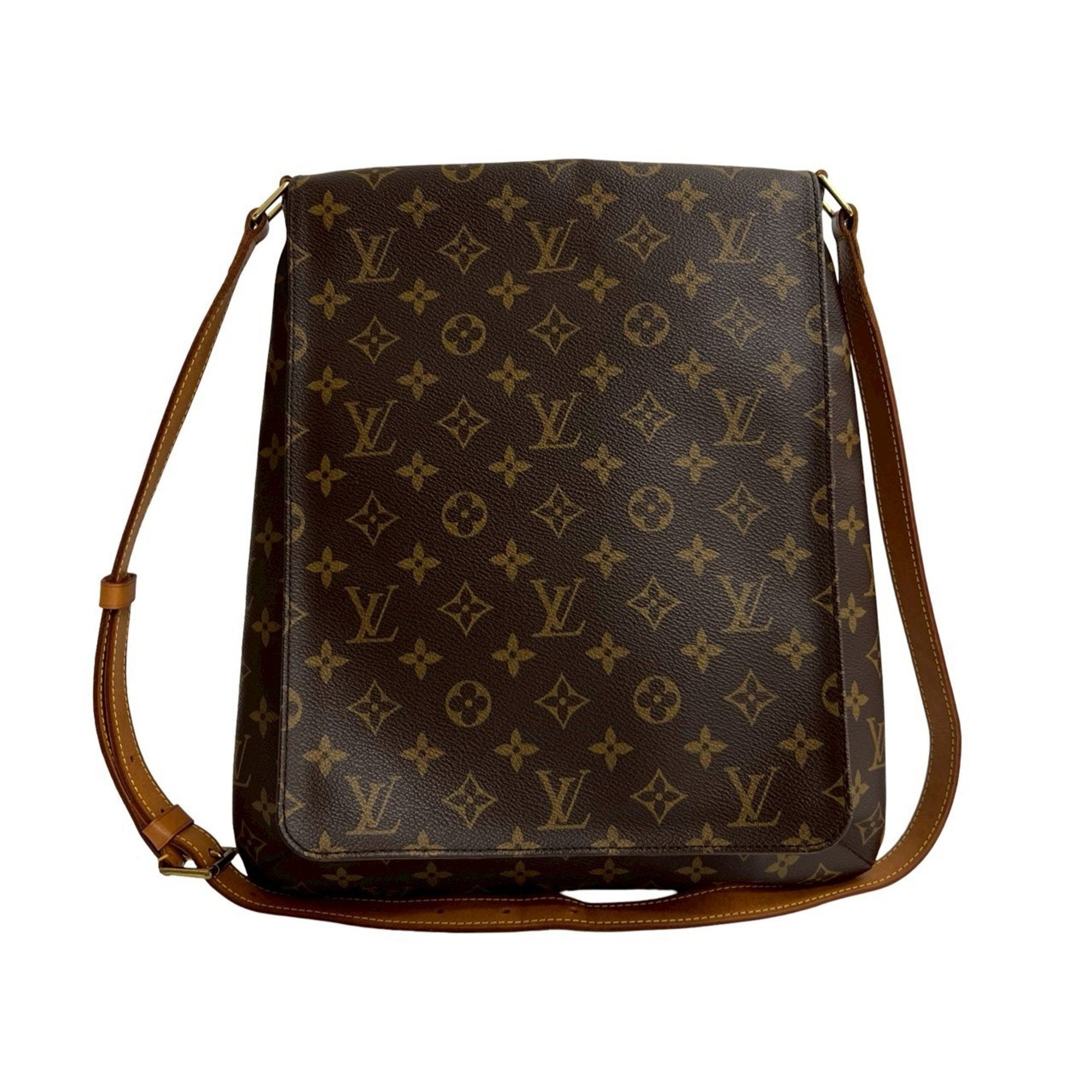 Louis Vuitton Brown Leather Pvc Pochette Shoulder Bag