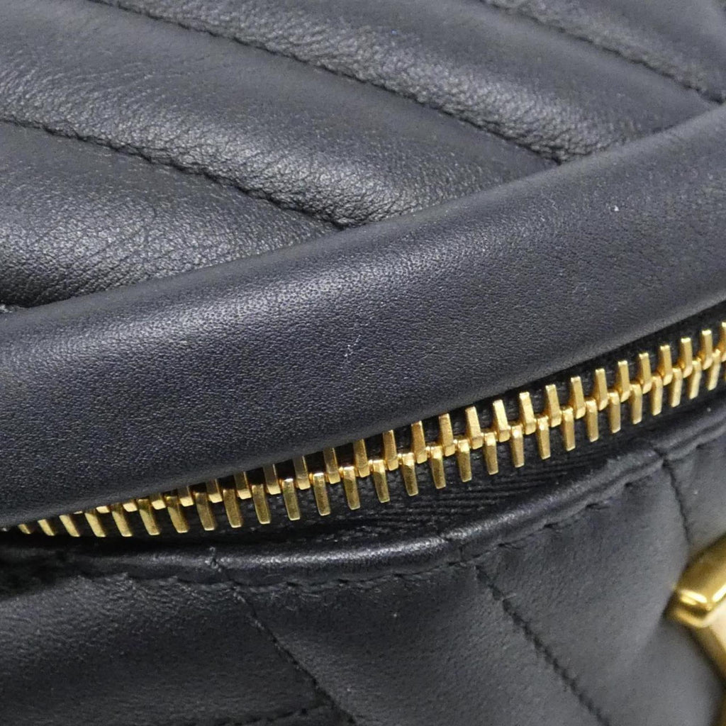 Louis Vuitton Black Leather Shoulder Bag
