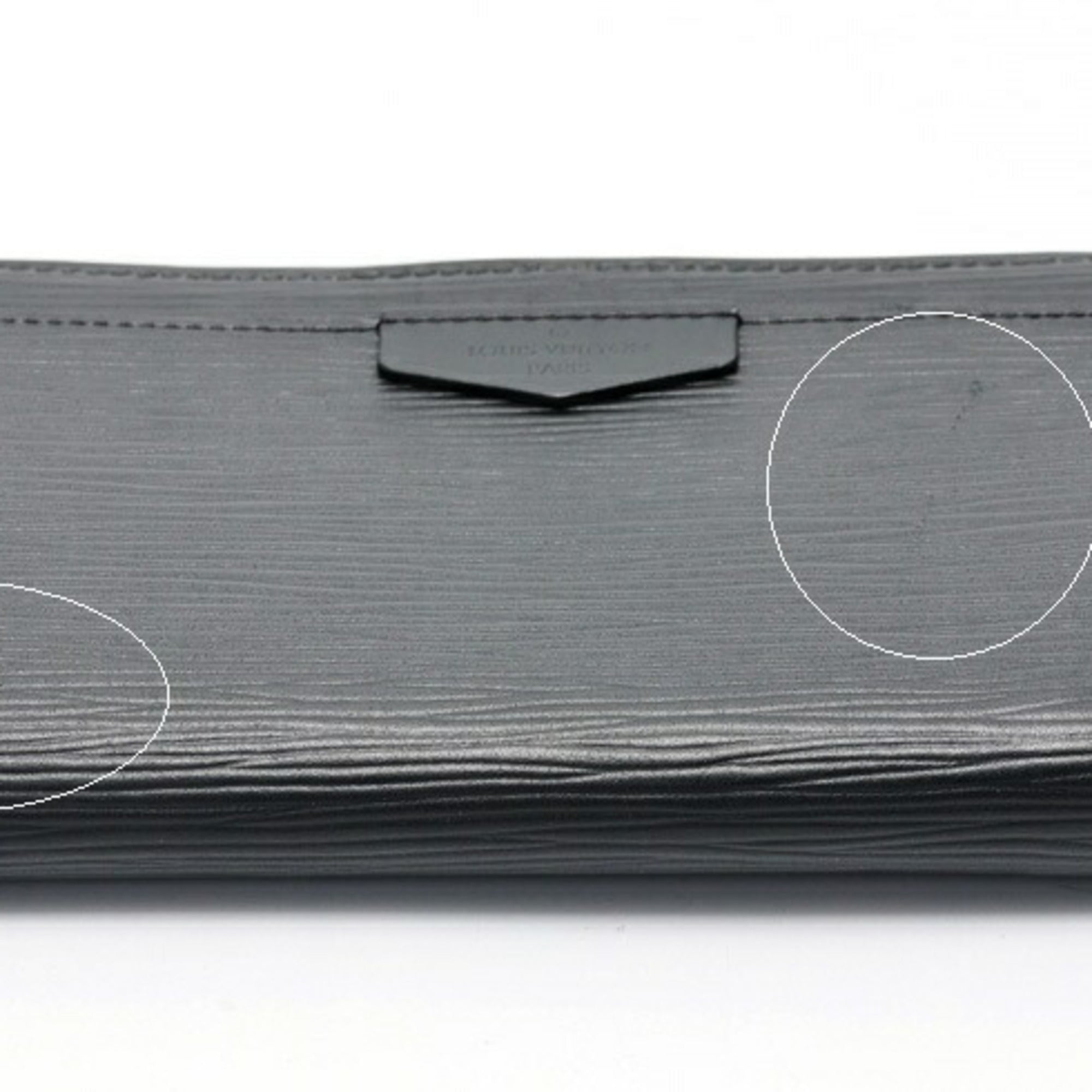 Louis Vuitton Black Noir Epi Leather Coin Purse/Coin Case