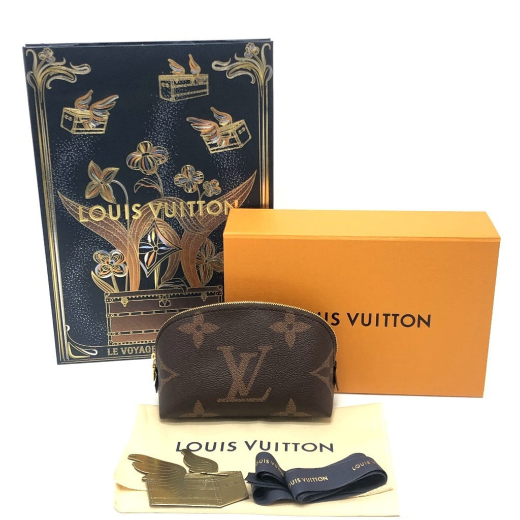 Louis Vuitton Brown Monogram Reverse Pouch