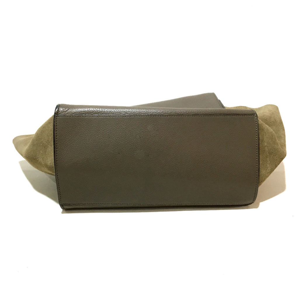 Celine Gray Leather Handbag
