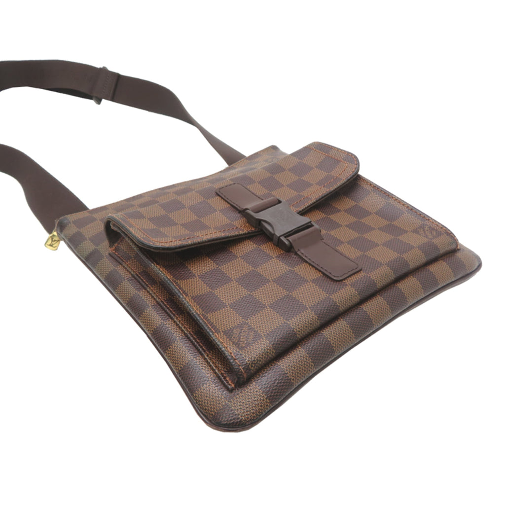 Louis Vuitton Brown Damier Azur Pochette Shoulder Bag