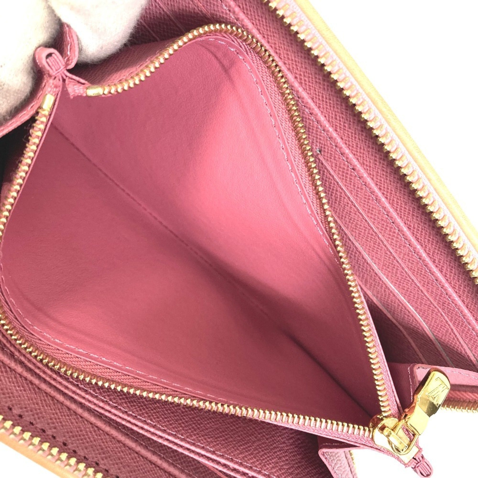 Louis Vuitton Monogram Denim Pink Monogram Denim Long Wallet