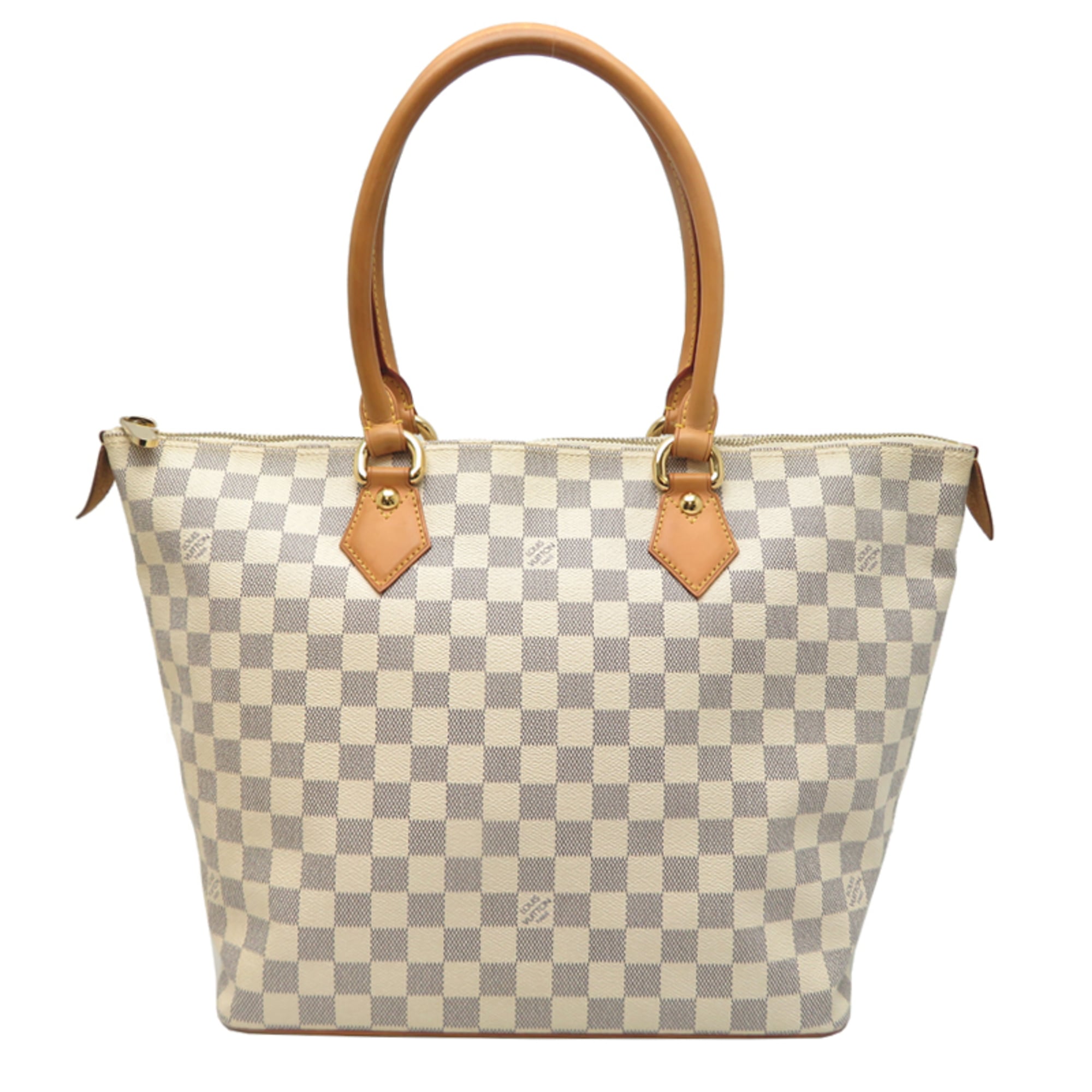 Louis Vuitton White Damier Azur Tote Bag