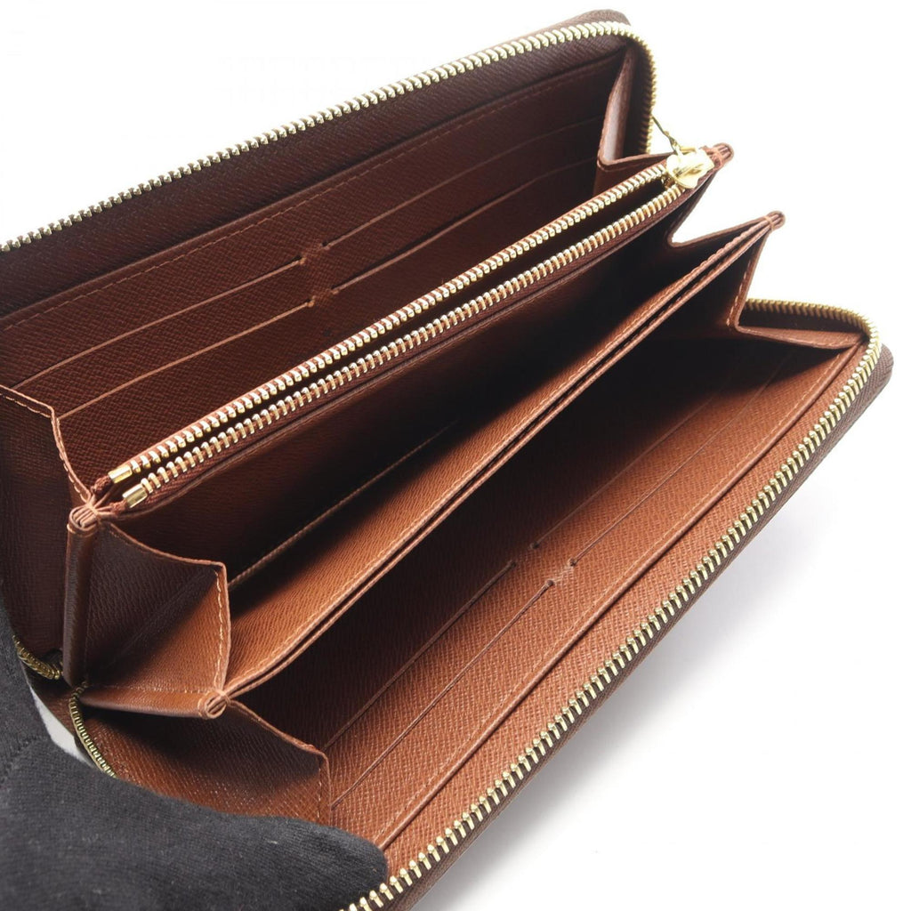 Louis Vuitton Brown Coated Canvas Long Wallet
