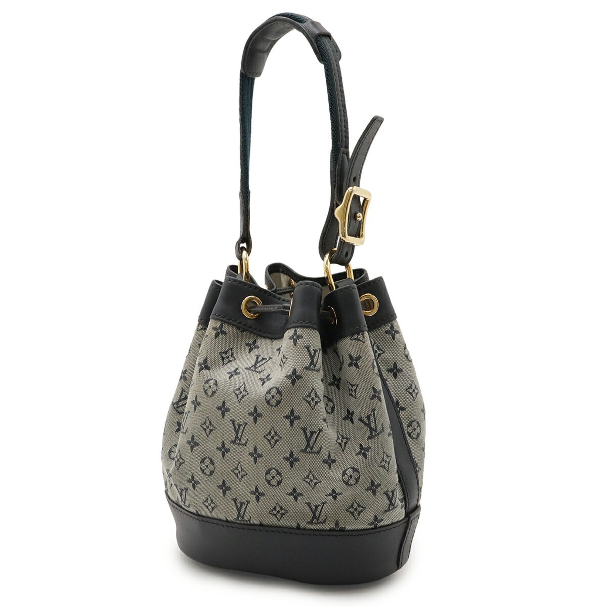 Louis Vuitton Blue Monogram Mini Leather Handbag Shoulder Bag