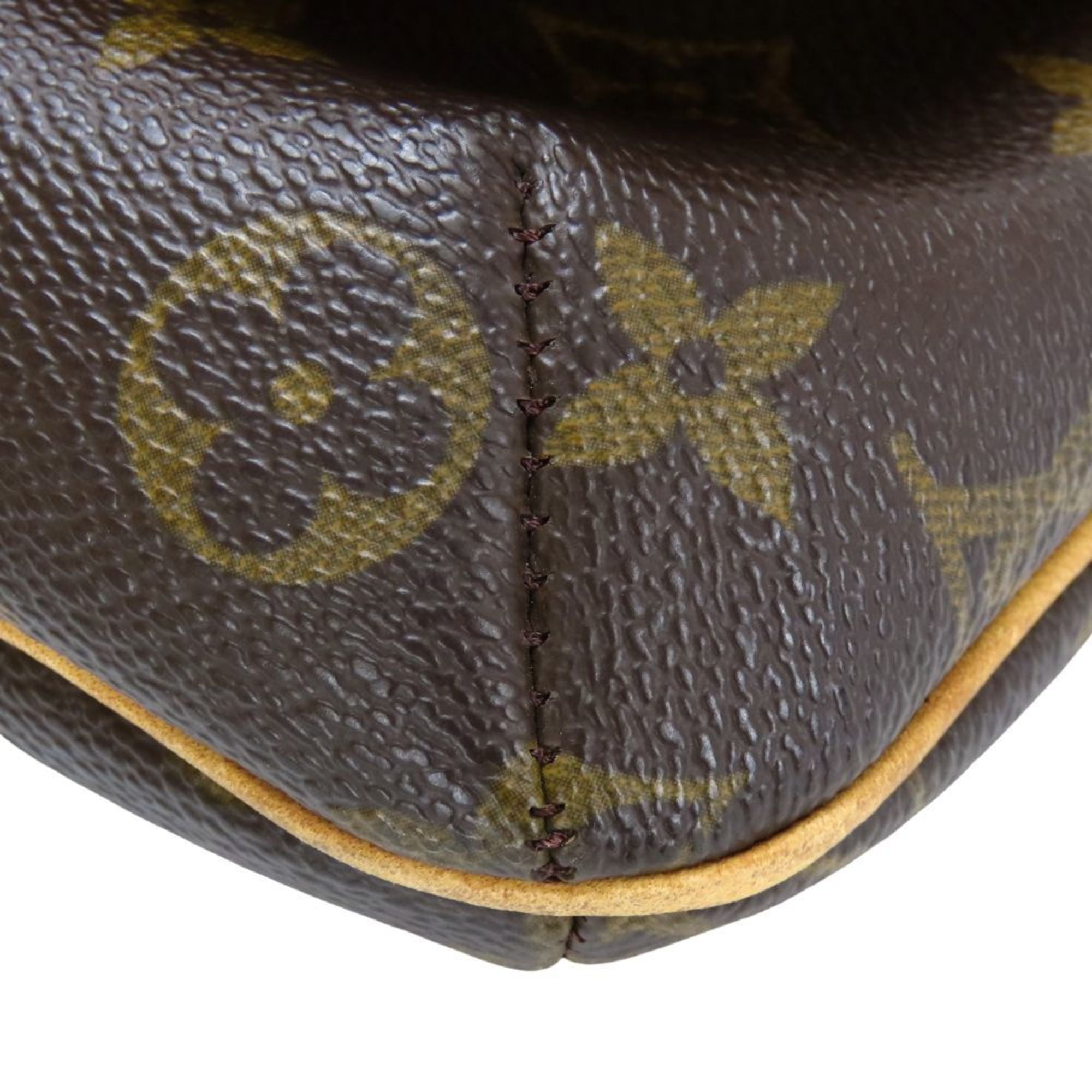 Louis Vuitton Monogram Brown Monogram Leather Shoulder Bag