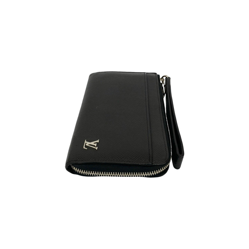 Louis Vuitton Black Leather Long Wallet