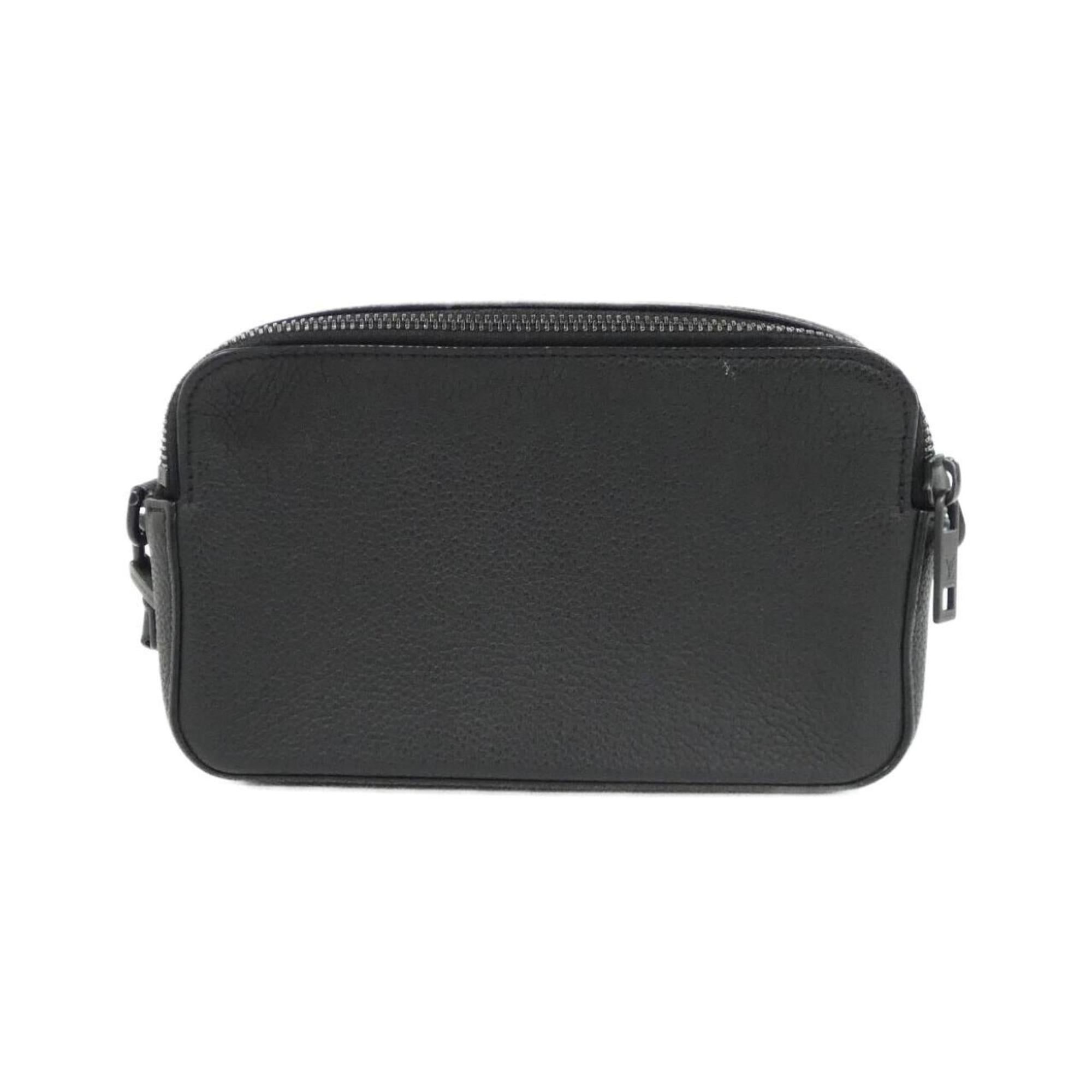 Louis Vuitton Black Leather Shoulder Bag