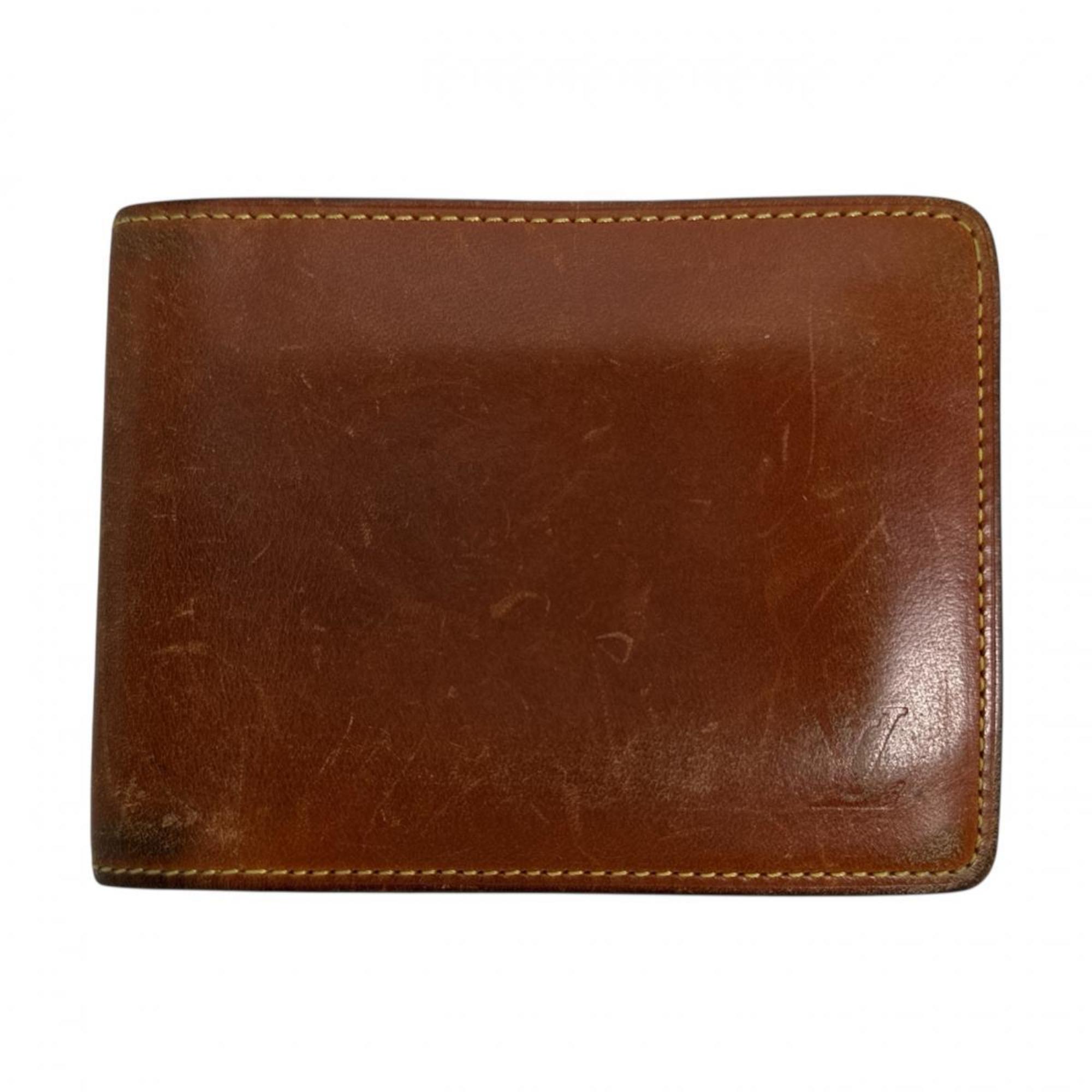 Louis Vuitton Nomad Brown Leather Wallet