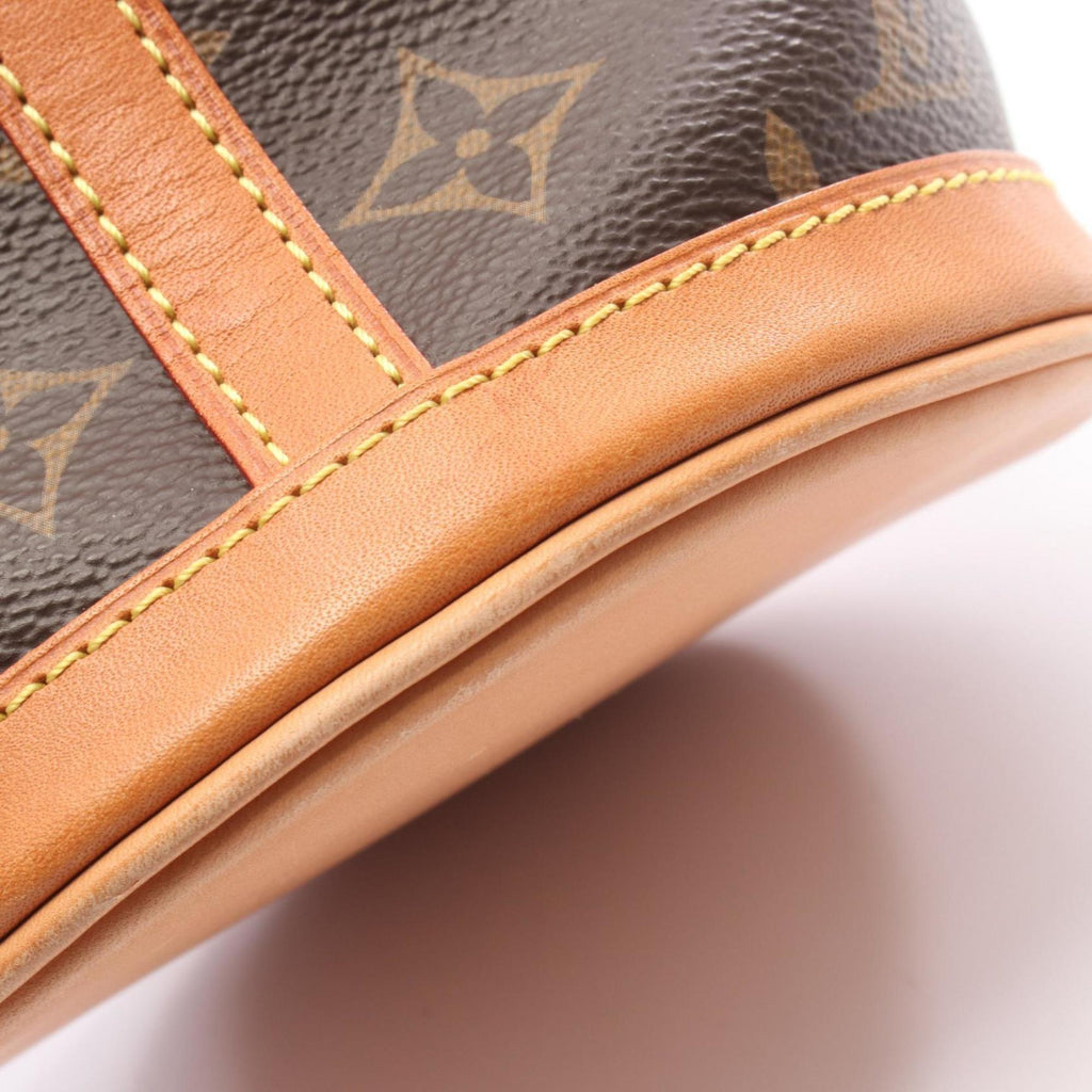 Louis Vuitton Brown Monogram Coated Canvas Leather Handbag